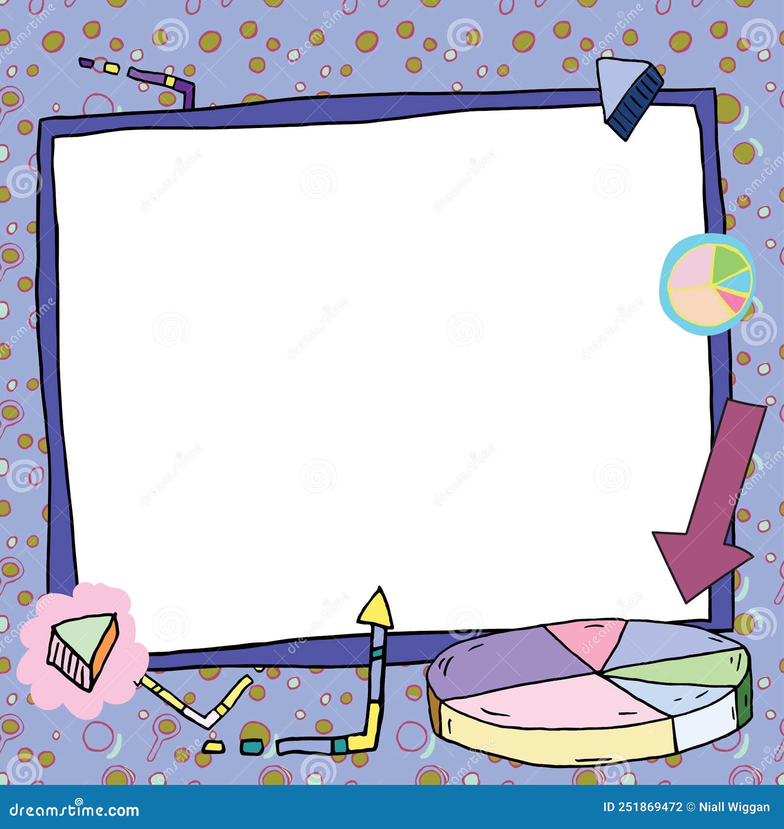 Important Message Presented on Presentation Board with Charts and