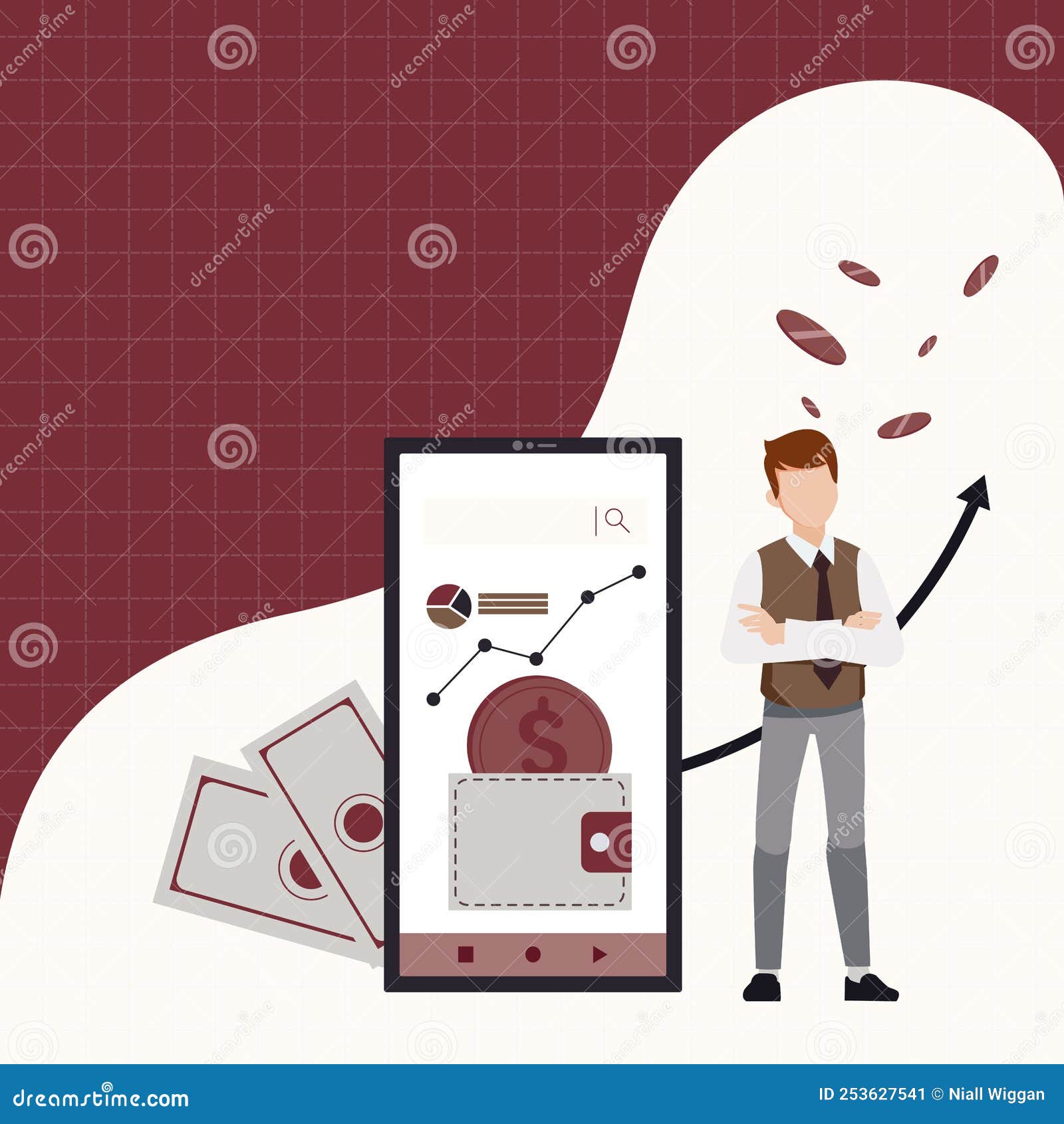 Important Message Presented on Presentation Board with Charts and