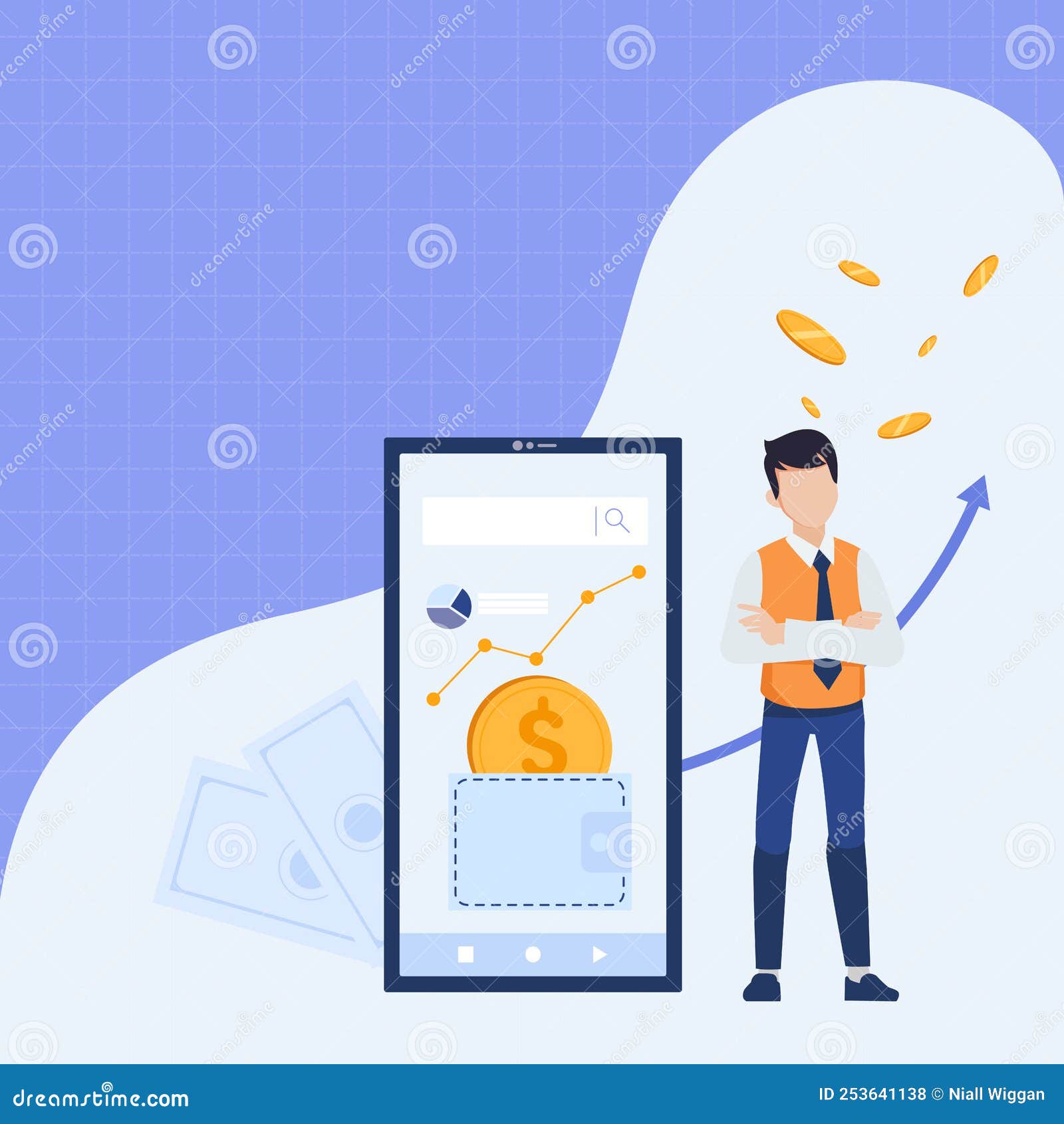 Important Message Presented on Presentation Board with Charts and