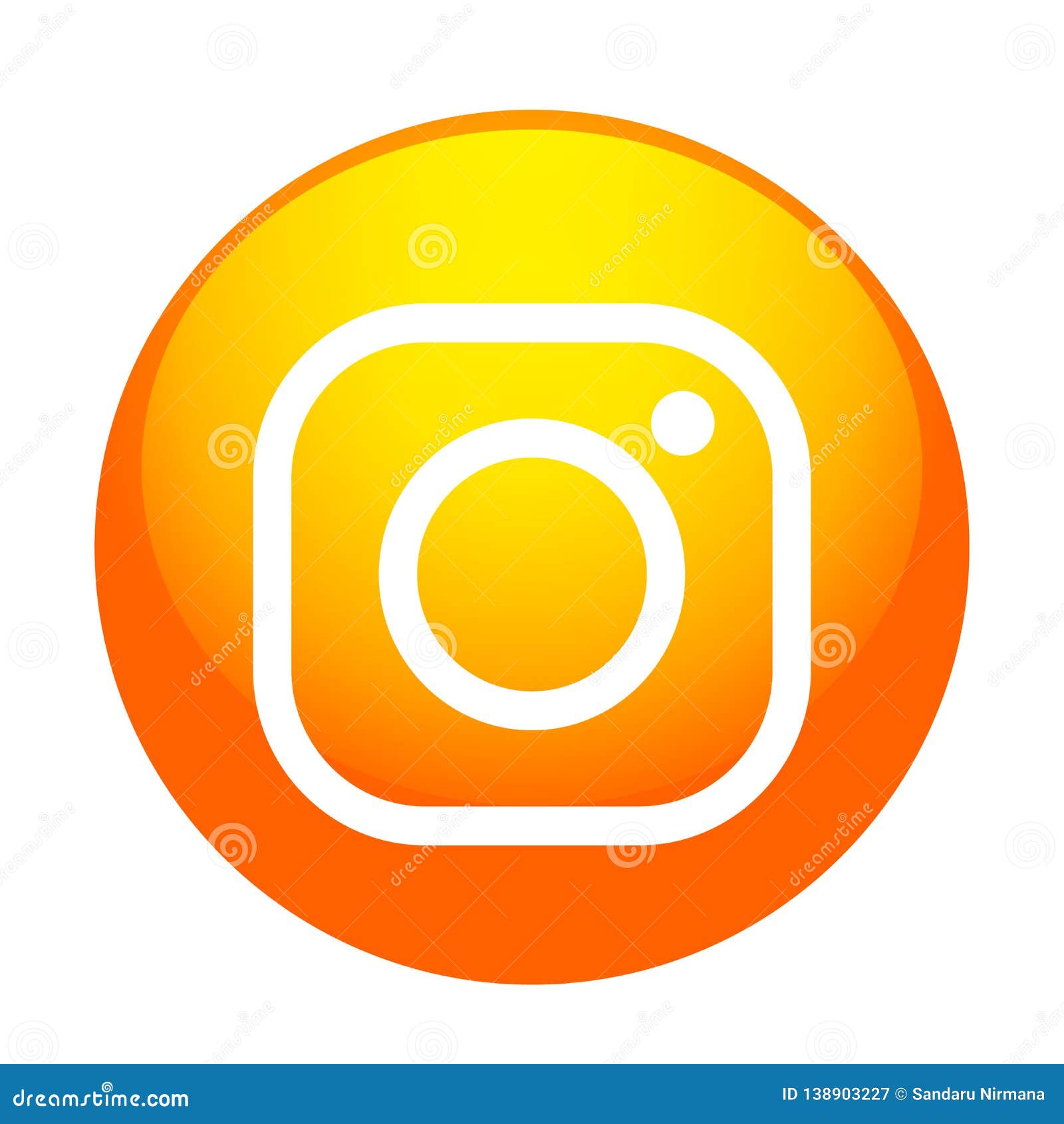 New Instagram Camera Logo Icon in Gold Orange Vector with Modern Gradient  Design Illustrations on White Background Editorial Photography -  Illustration of gold, illustrations: 138903227