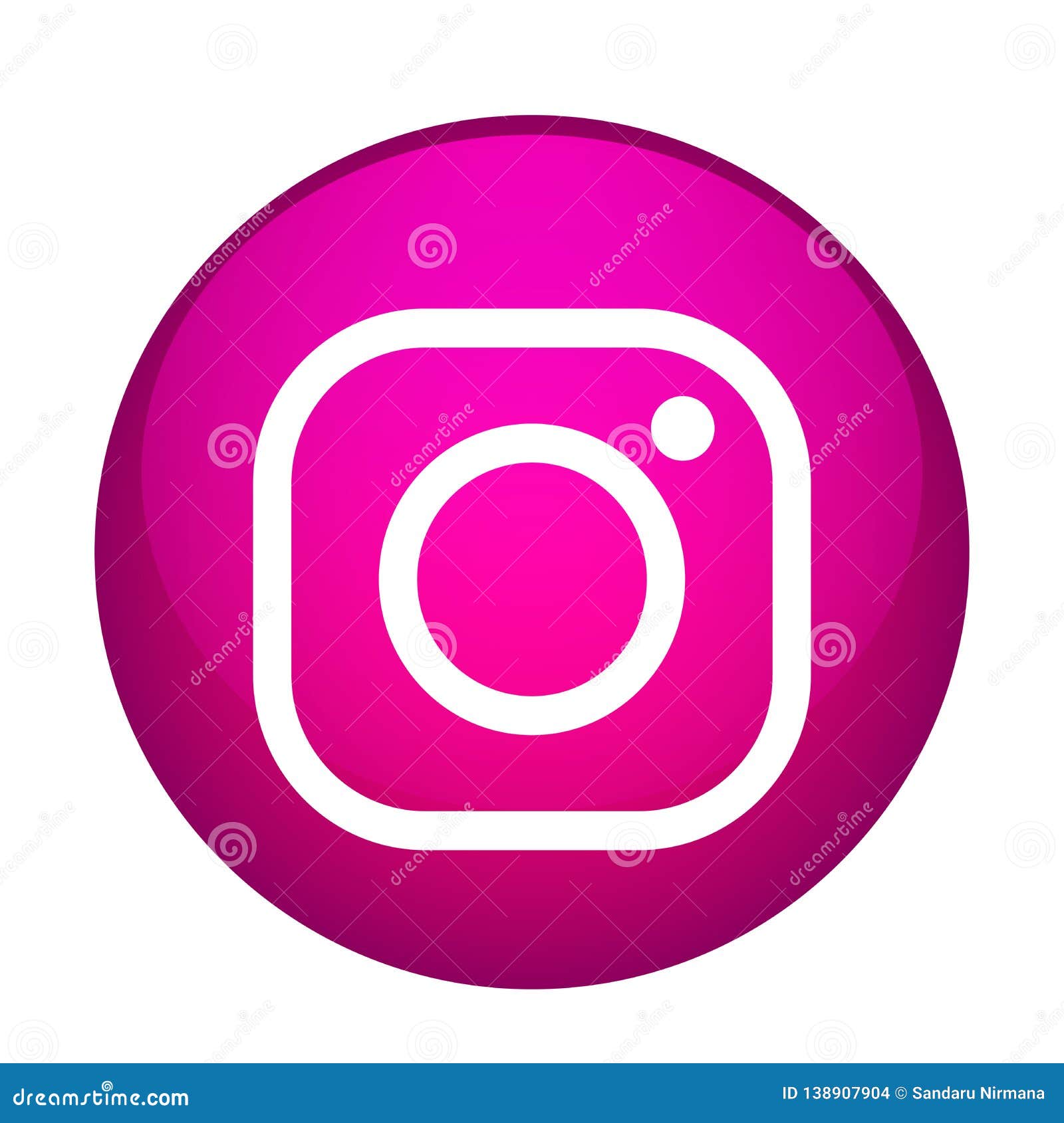 New Instagram Camera Logo Icon In Purple Pink Vector With Modern Gradient Design Illustrations On White Background Editorial Stock Image Illustration Of Video Display