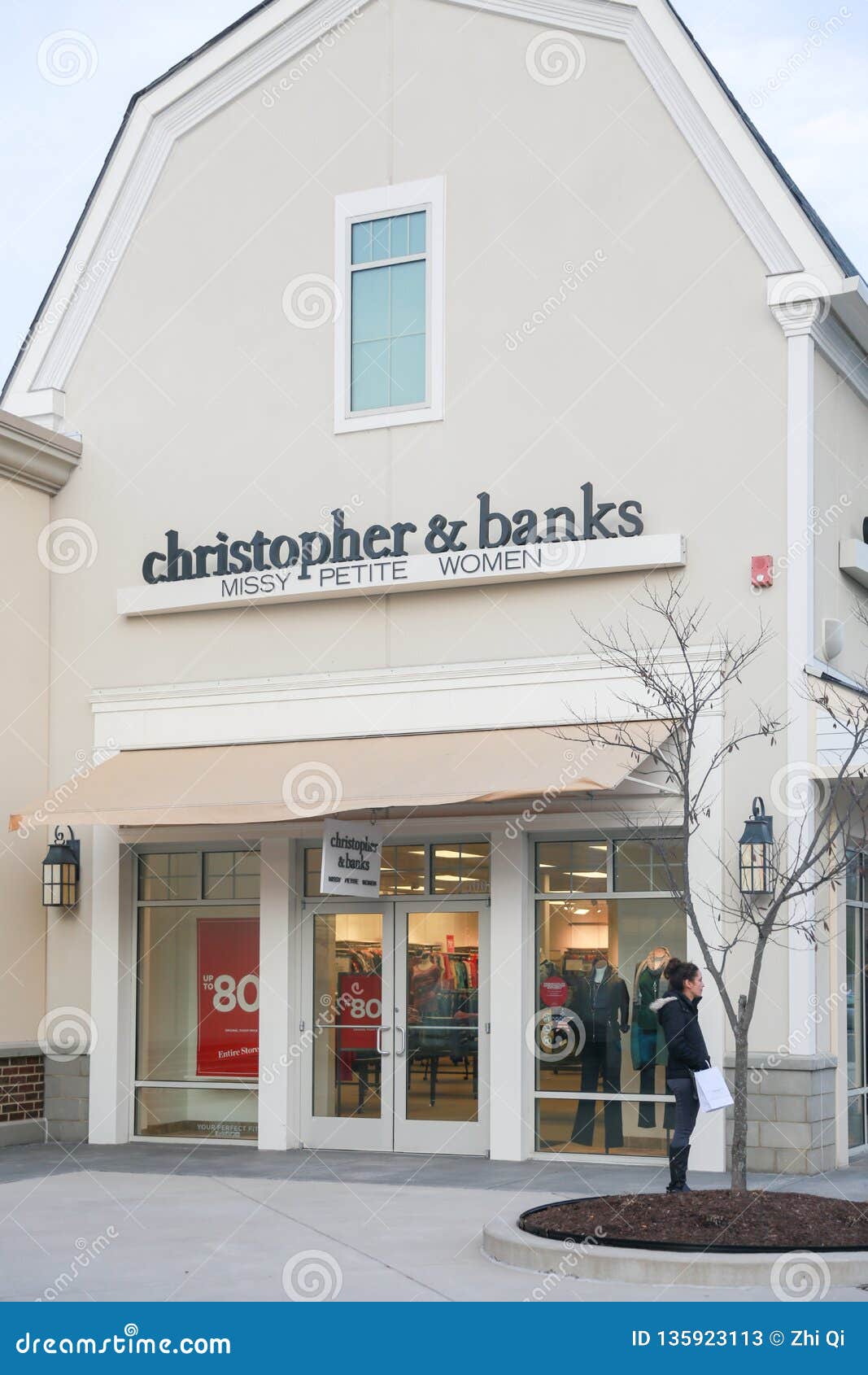 Christopher & Banks Store Front. Editorial Stock Photo - Image of