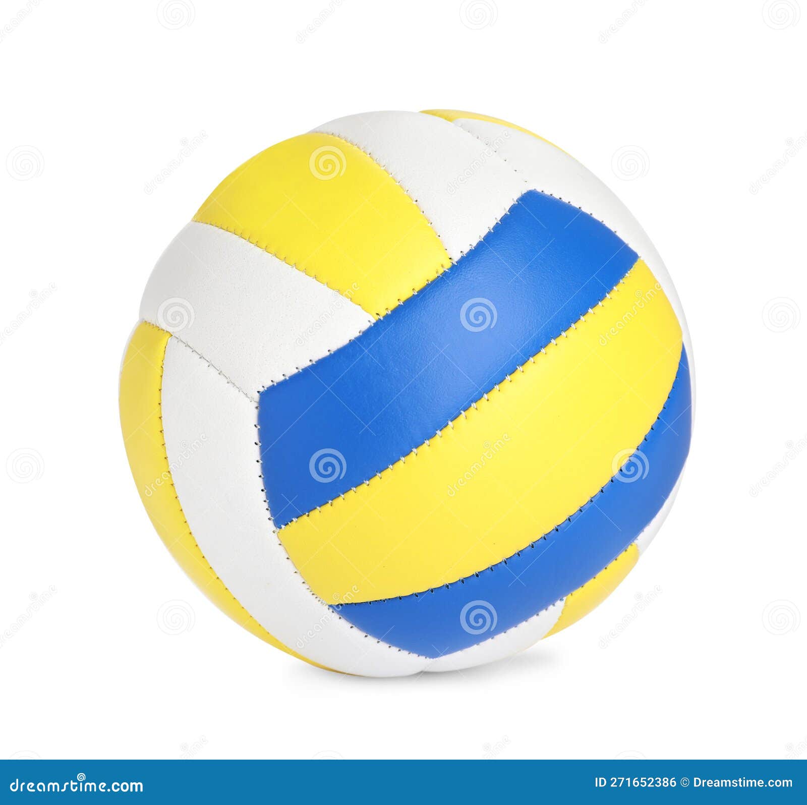 New Leather Volleyball Ball Isolated on White Stock Photo Image of
