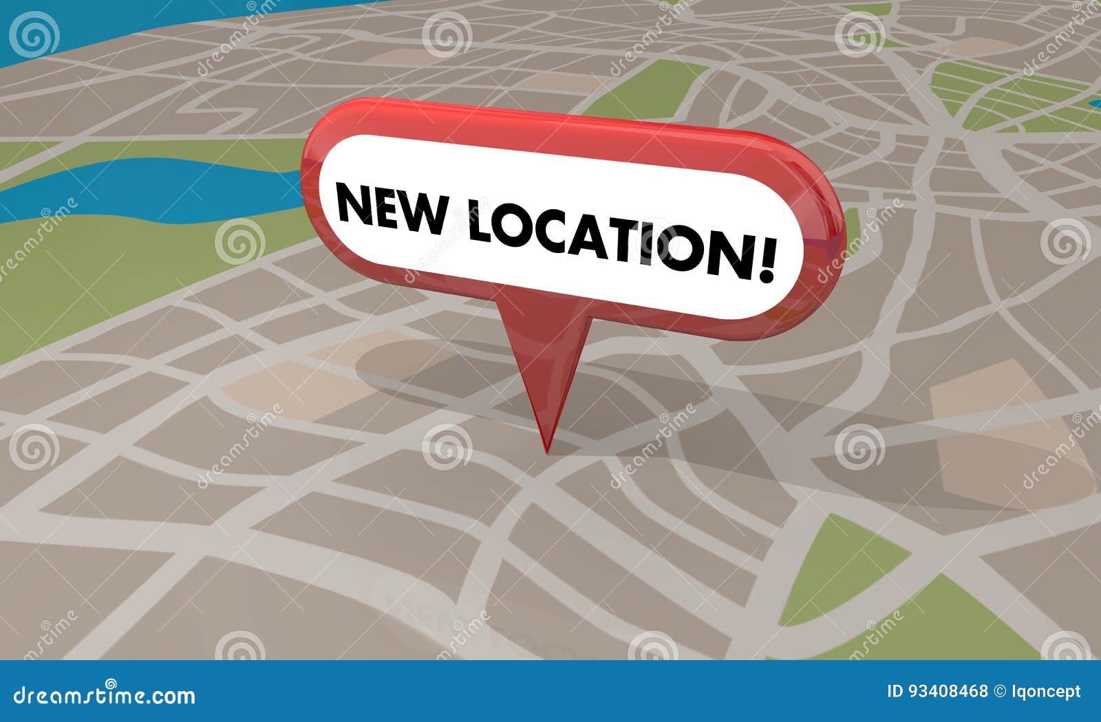 new location store business grand opening pin map 3d 