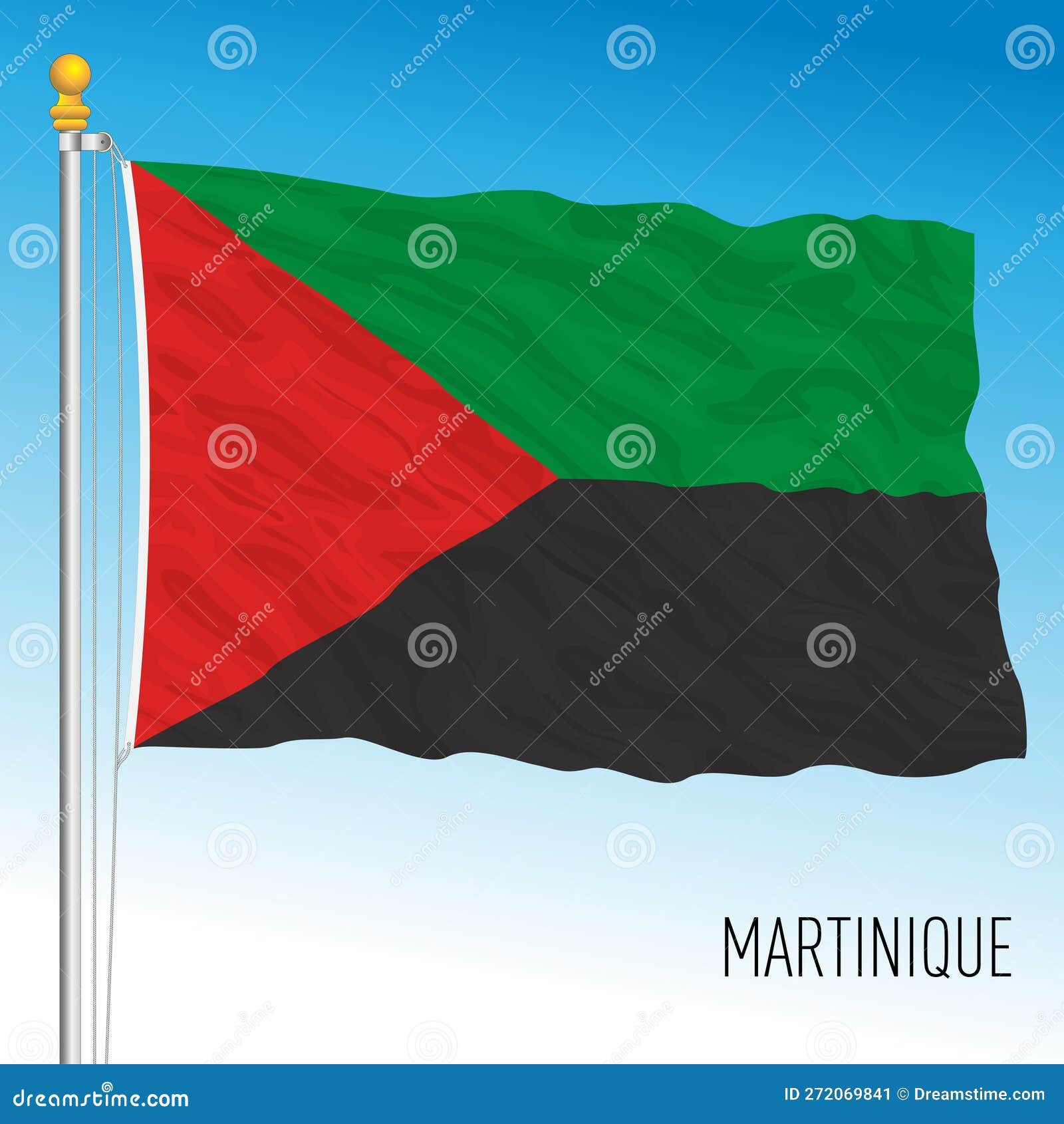 New Martinique Flag 2023, Illustration Stock Vector - Illustration of  exotic, national: 272069841