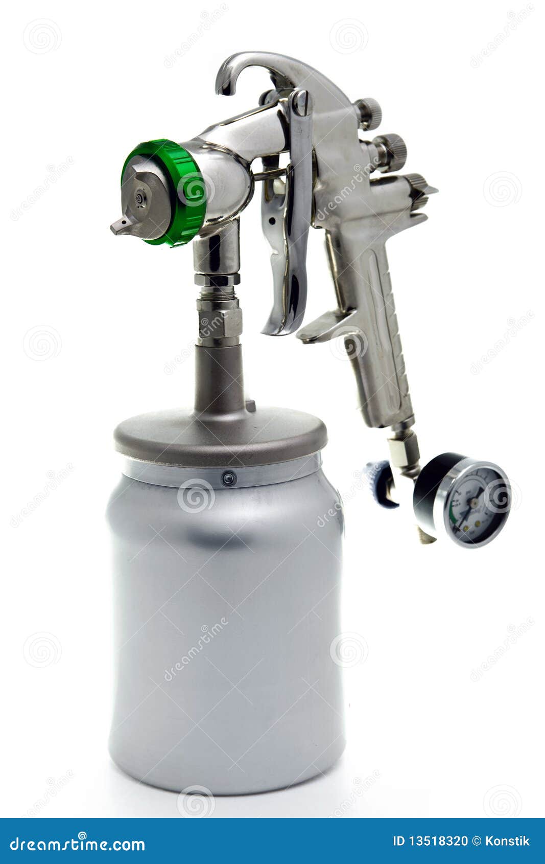 New Metal Brilliant Spray Gun Stock Photo Image of icon, artwork
