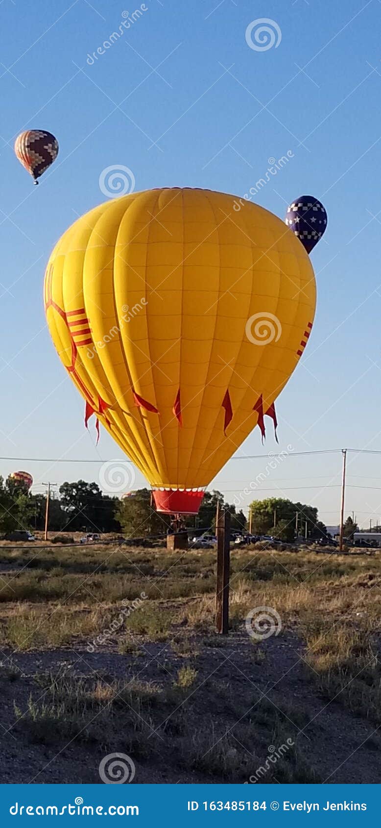 New Mexico Hot Air Balloon stock photo. Image of mexico 163485184