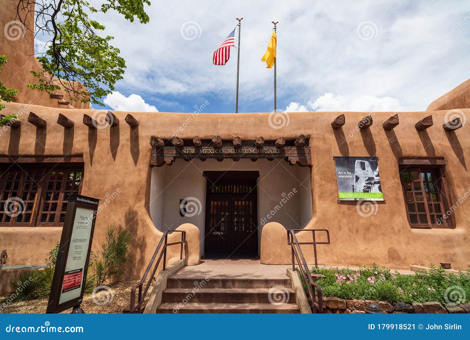 New Mexico Museum of Art in Santa Fe, NM Editorial Photo - Image of