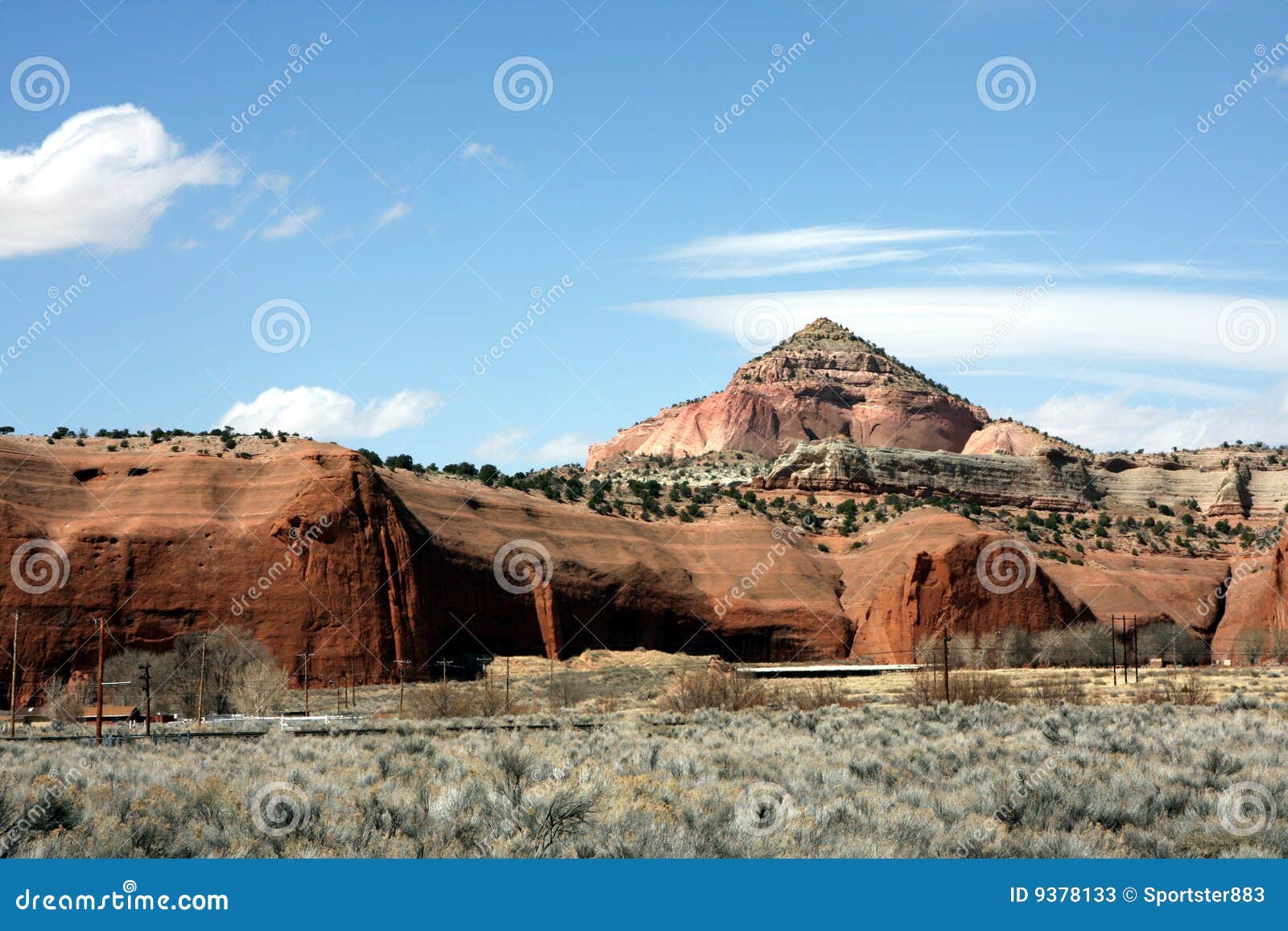 New Mexico rock stock image. Image of states, road, mexico 9378133