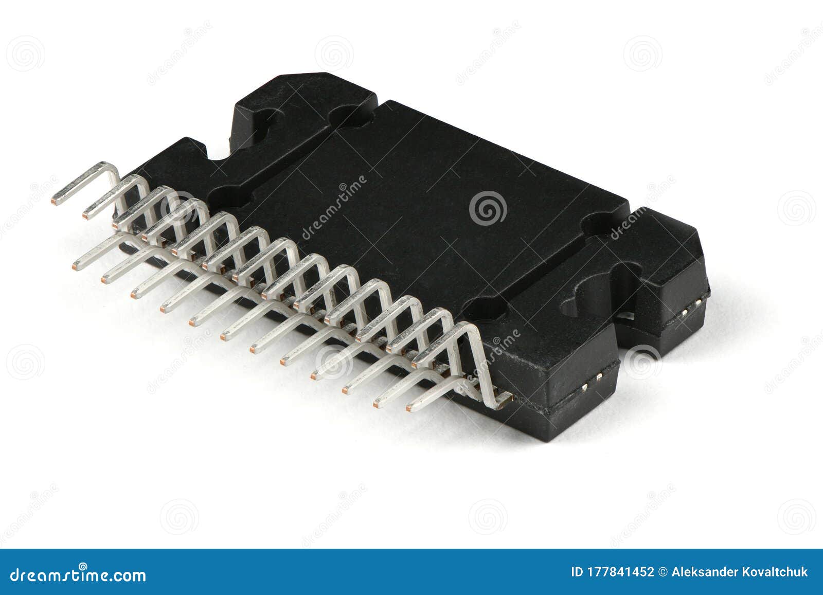 New Microchip Low Frequency Amplifier ULF Stock Photo Image of detail, engineering 177841452