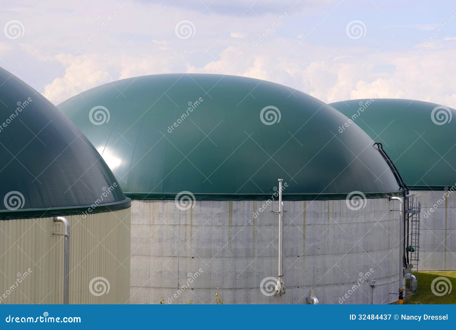 new, modern biogas plants