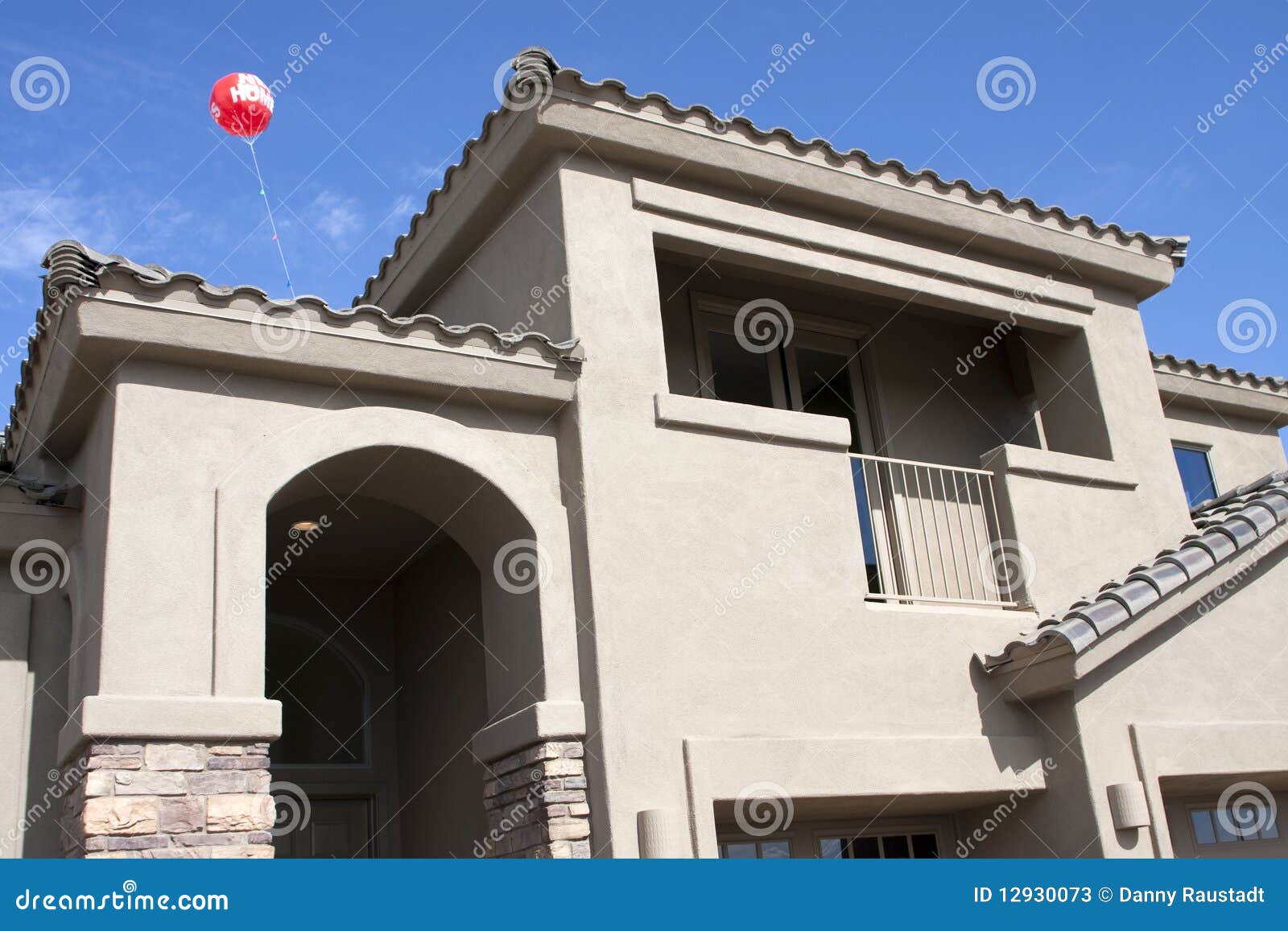 New Modern Home for Sale stock image. Image of desert 12930073