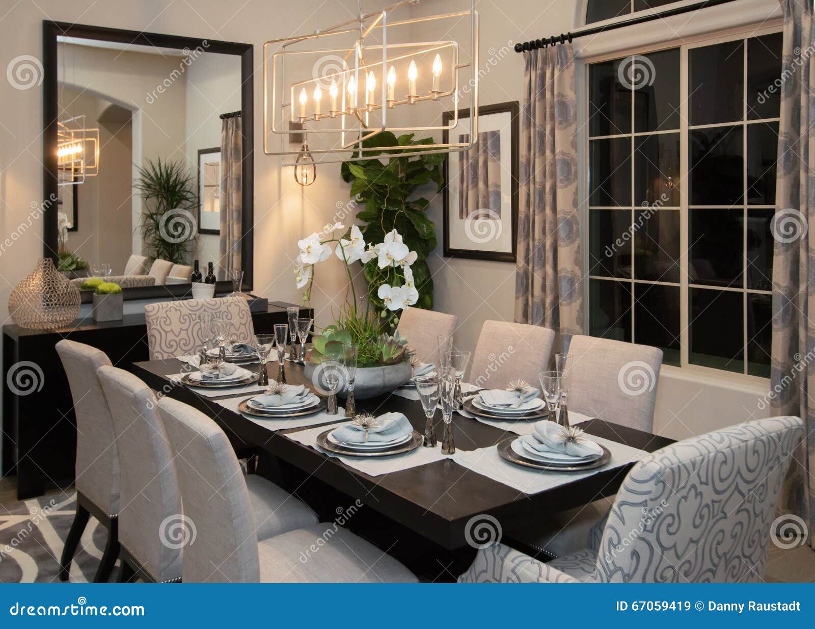 new modern home fine formal dining room