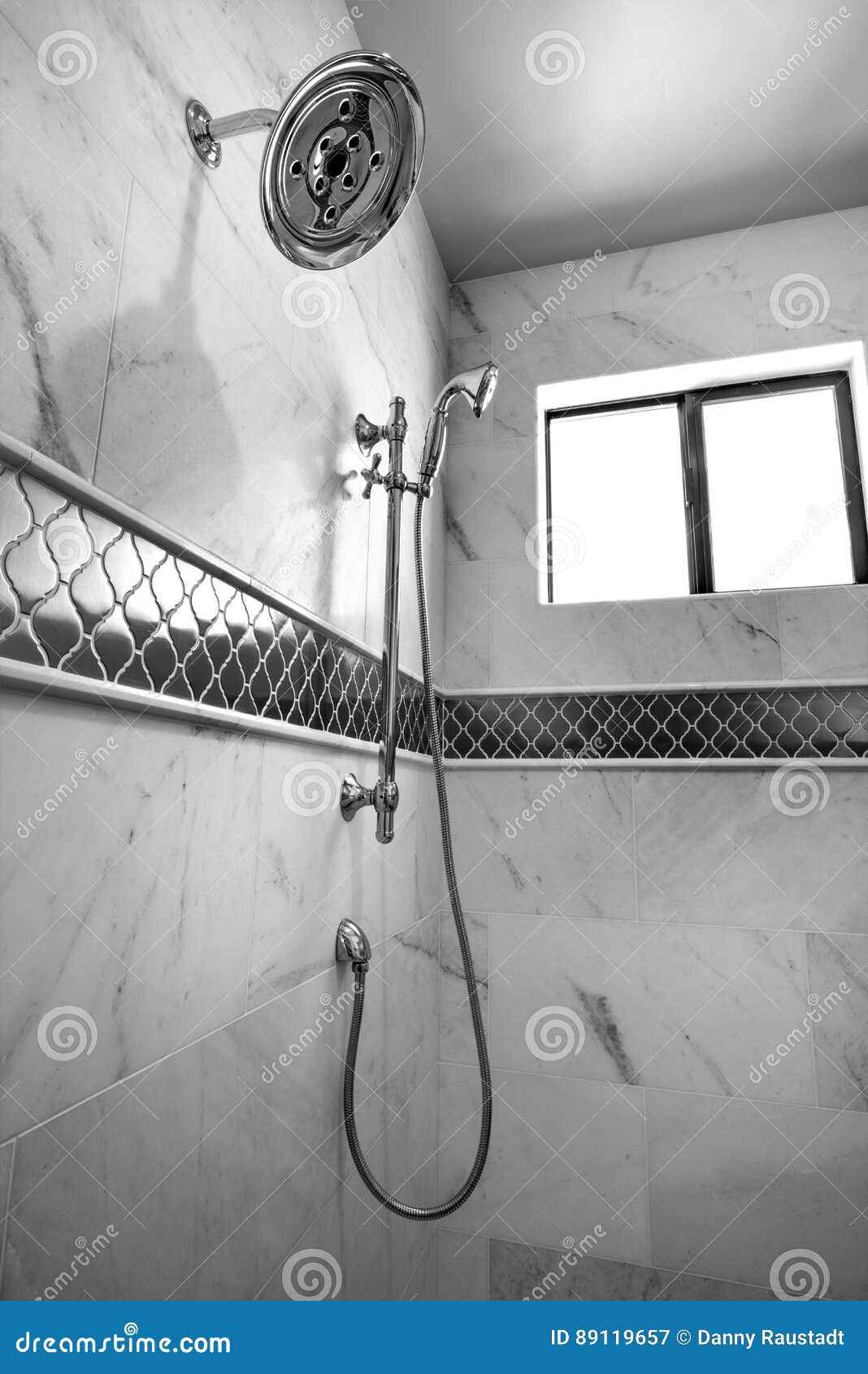 New Modern Home Master Shower Stock Image Image of apartment, design