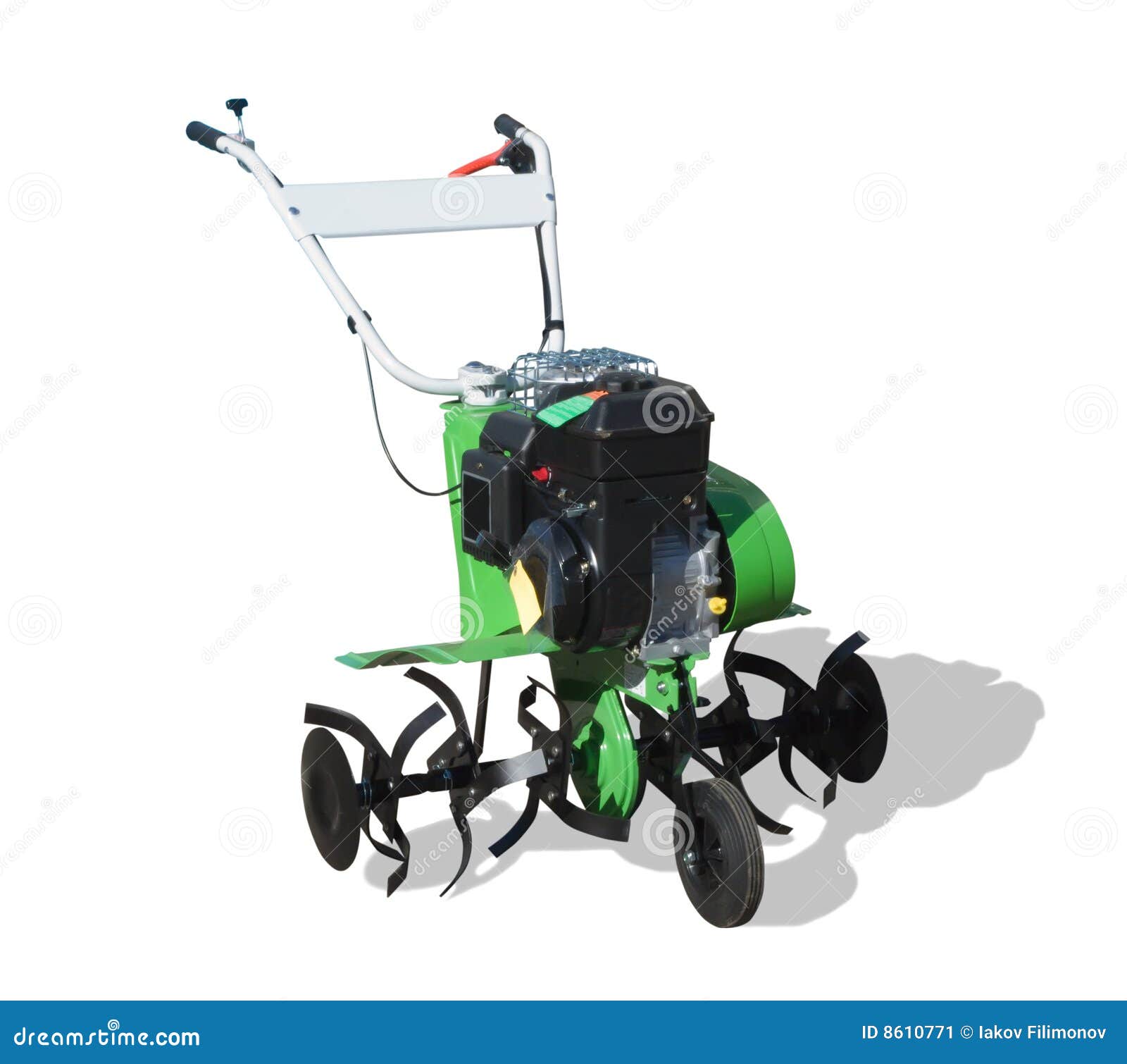 New motor cultivator stock image. Image of engine, farm 8610771