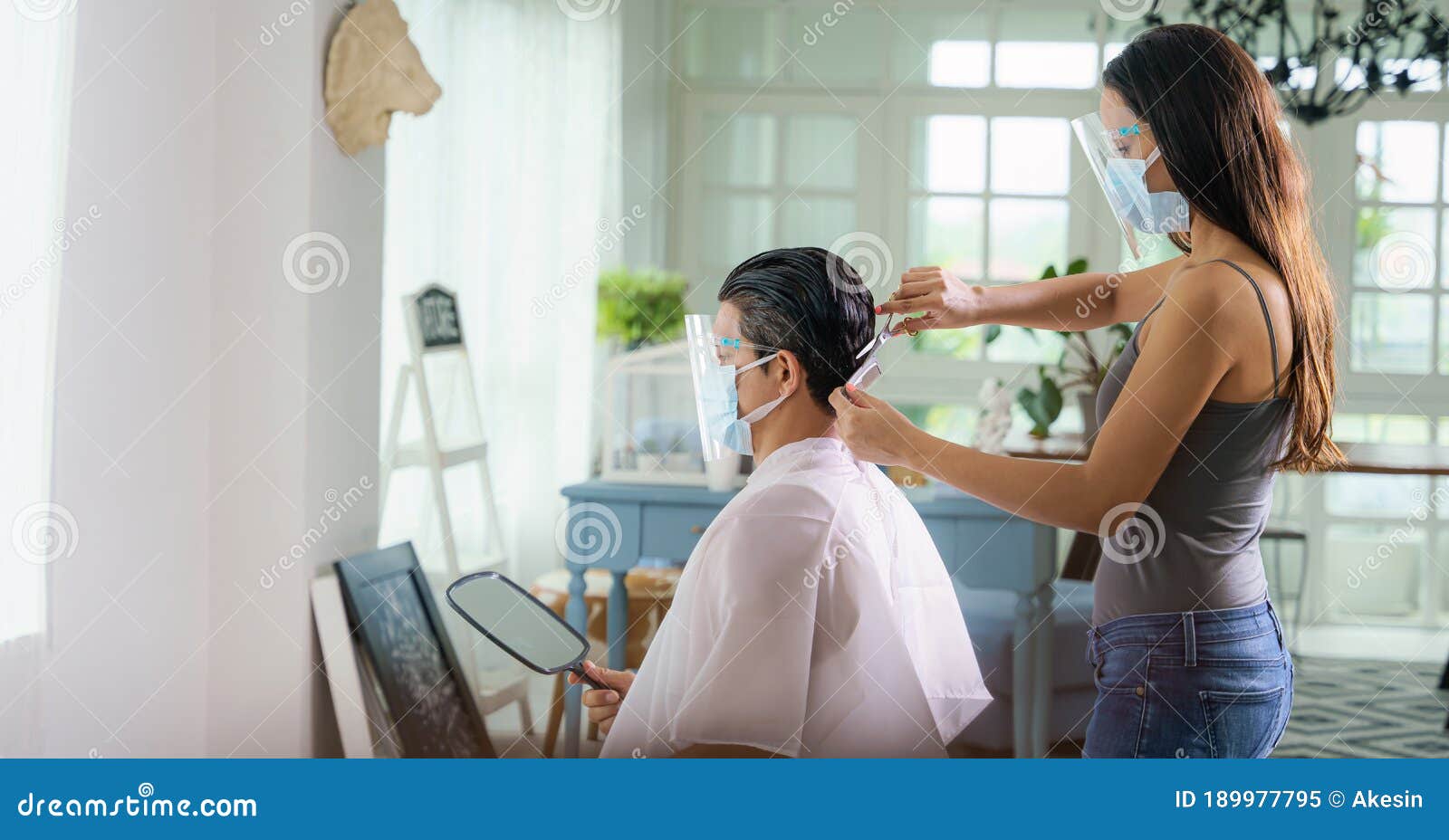 New Normal Practise Haircut with Face Mask and Face Shield at Salon Stock Image - Image of person, mask: 189977795 New Normal Practise Haircut with Face Mask and Face Shield at Salon Stock Image - Image of person, mask: 189977795