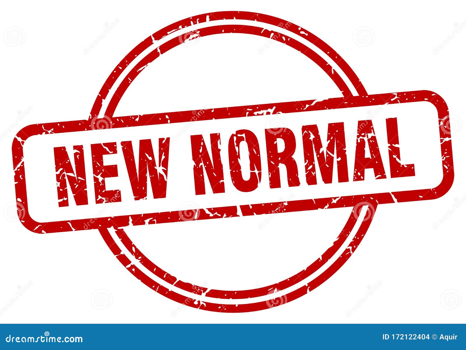New Normal Stamp. New Normal Round Grunge Sign Stock Vector
