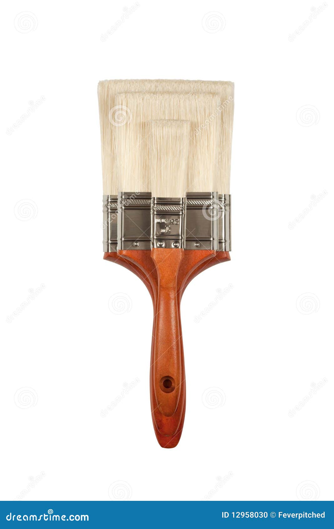 New Paint Brushes on White stock photo. Image of improvement 12958030