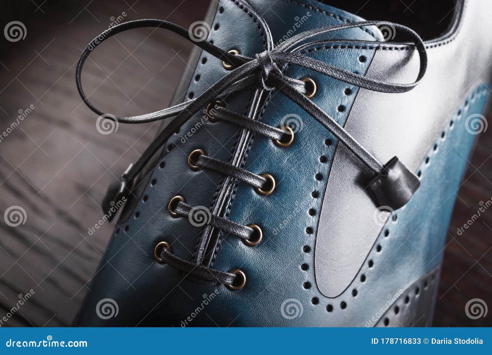 Close Up of a New Pair of Brown Leather Dress Shoes Stock Image - Image ...