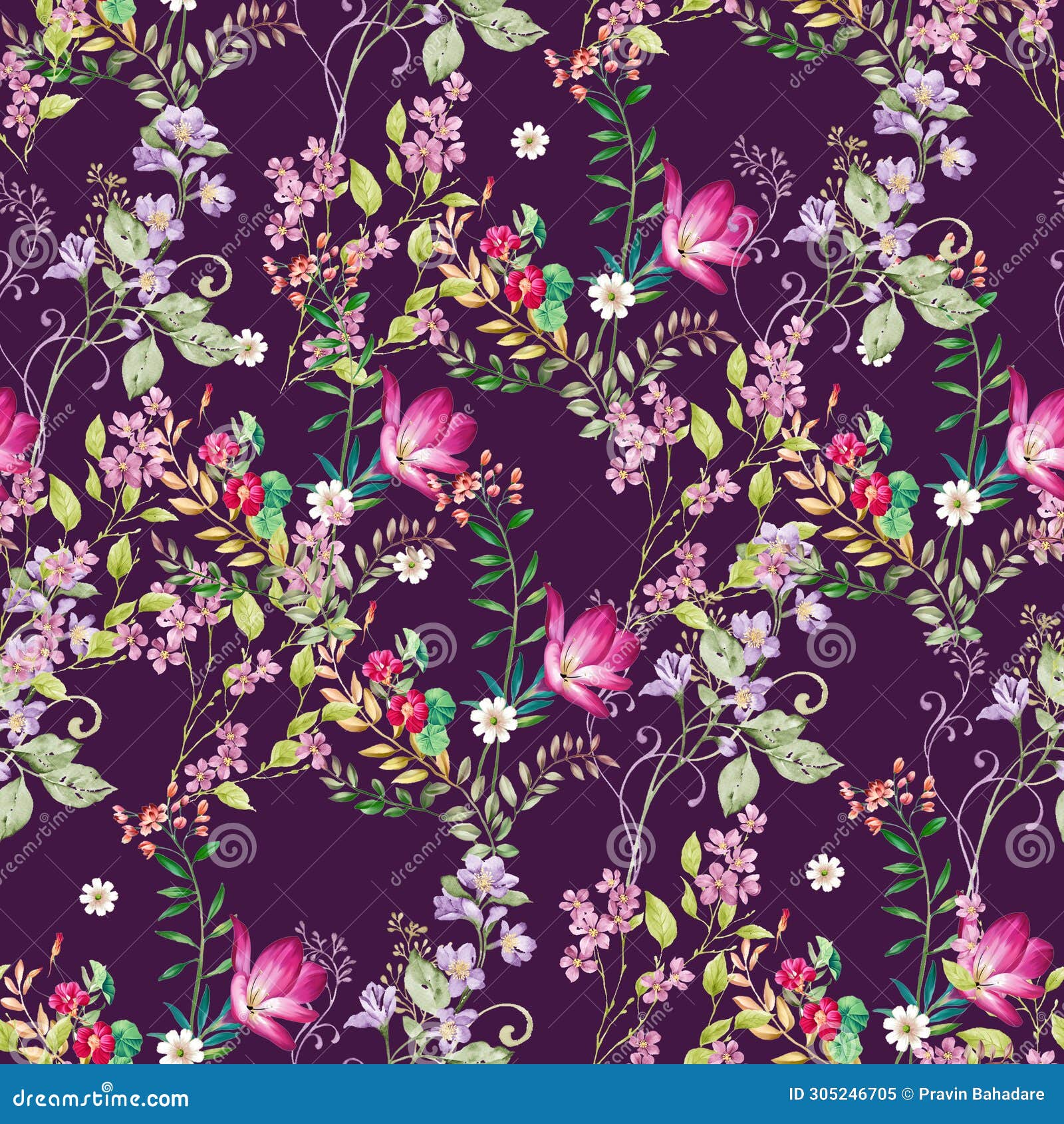 new pattern allover fabric 