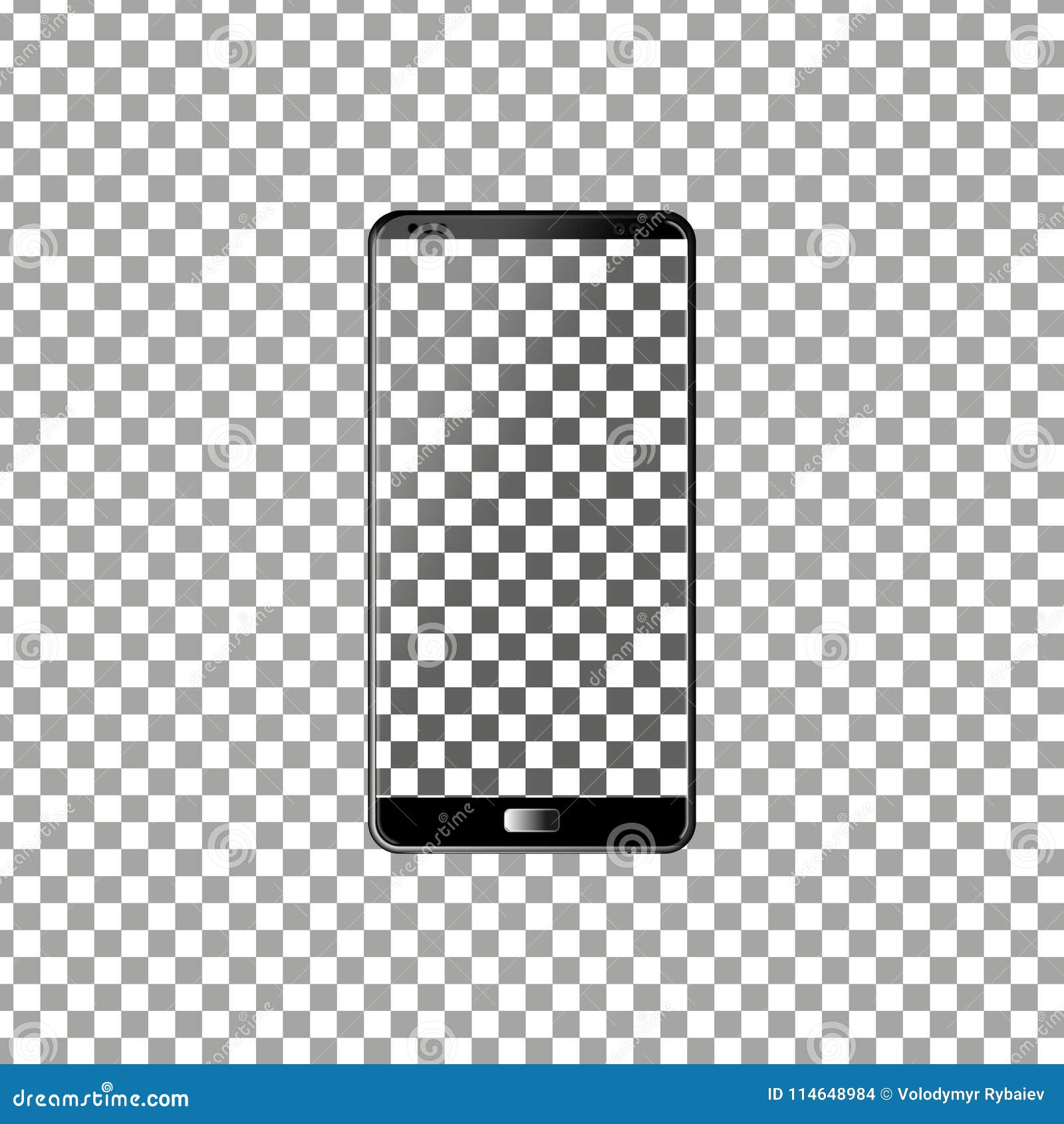 New Phone Front and Black Vector Drawing Eps10 Format Isolated on Transparent  Background Stock Illustration - Illustration of digital, icon: 114648984