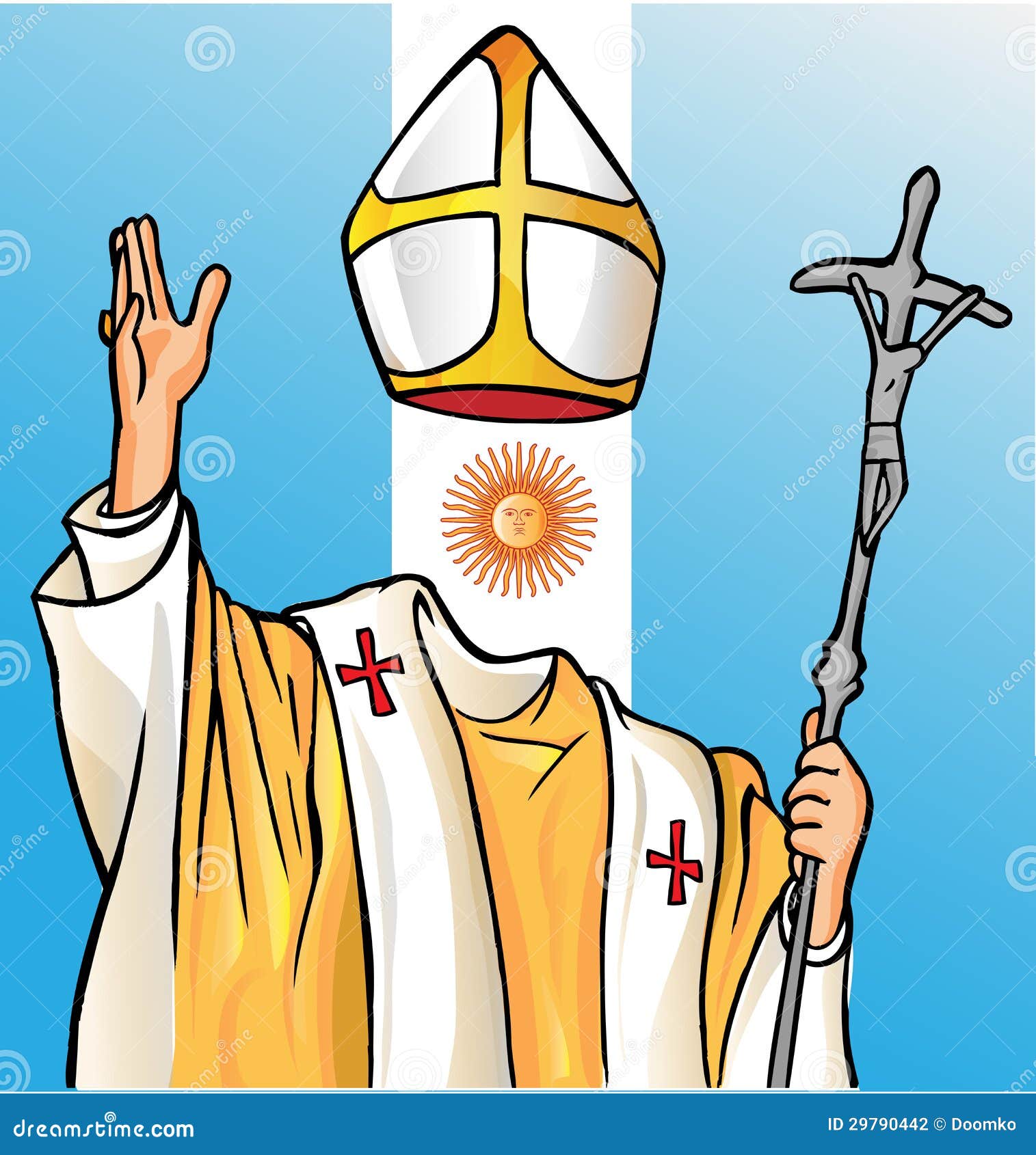 Pope Hat Drawing