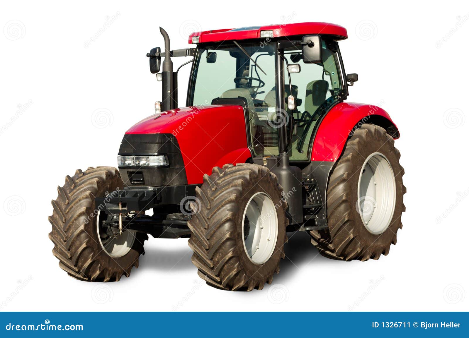 New Red Tractor Stock Image Image 1326711 New Red Tractor Stock Image Image 1326711