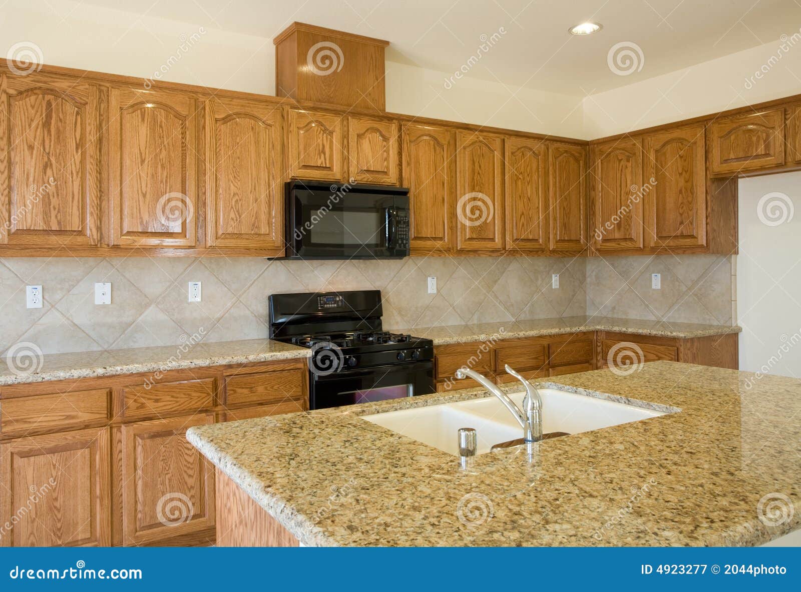 New Or Remodel Residential Kitchen Stock Image Image Of