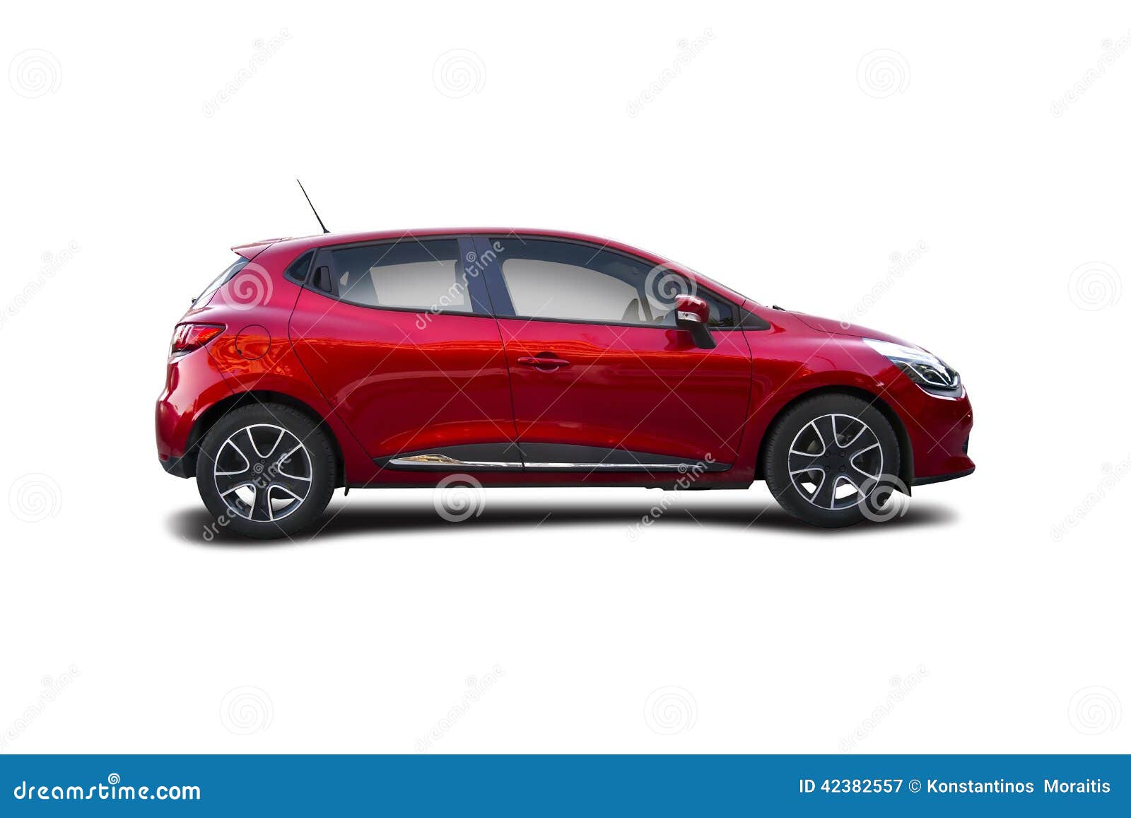 Renault Clio Isolated on White Stock Image - Image of european, french:  64911181