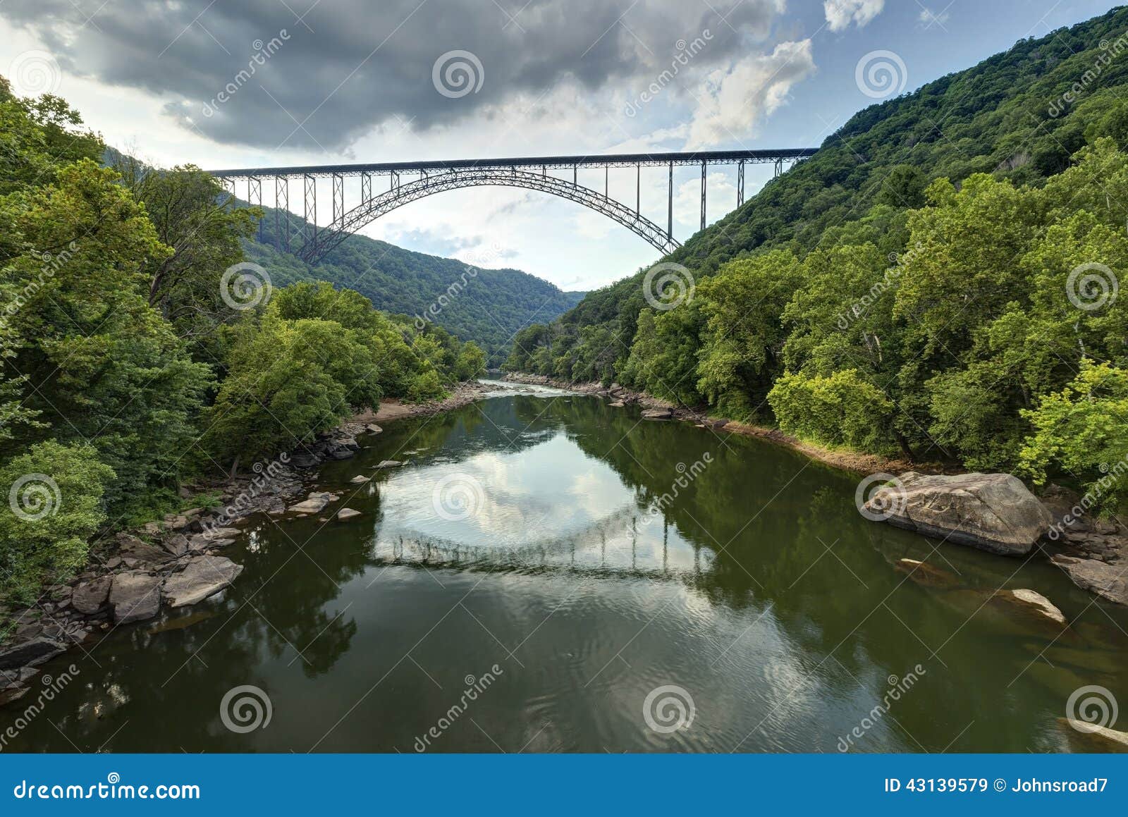 New River Bridge stock image. Image of outdoors, america 43139579