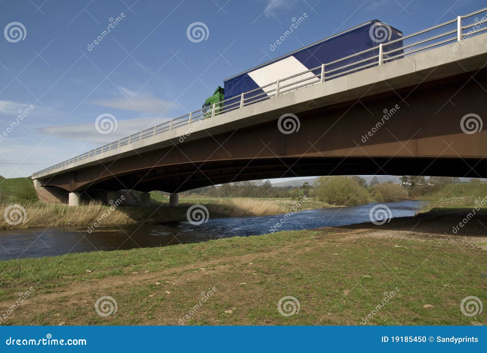 New road bridge stock photo. Image of links, river, replacement 19185450
