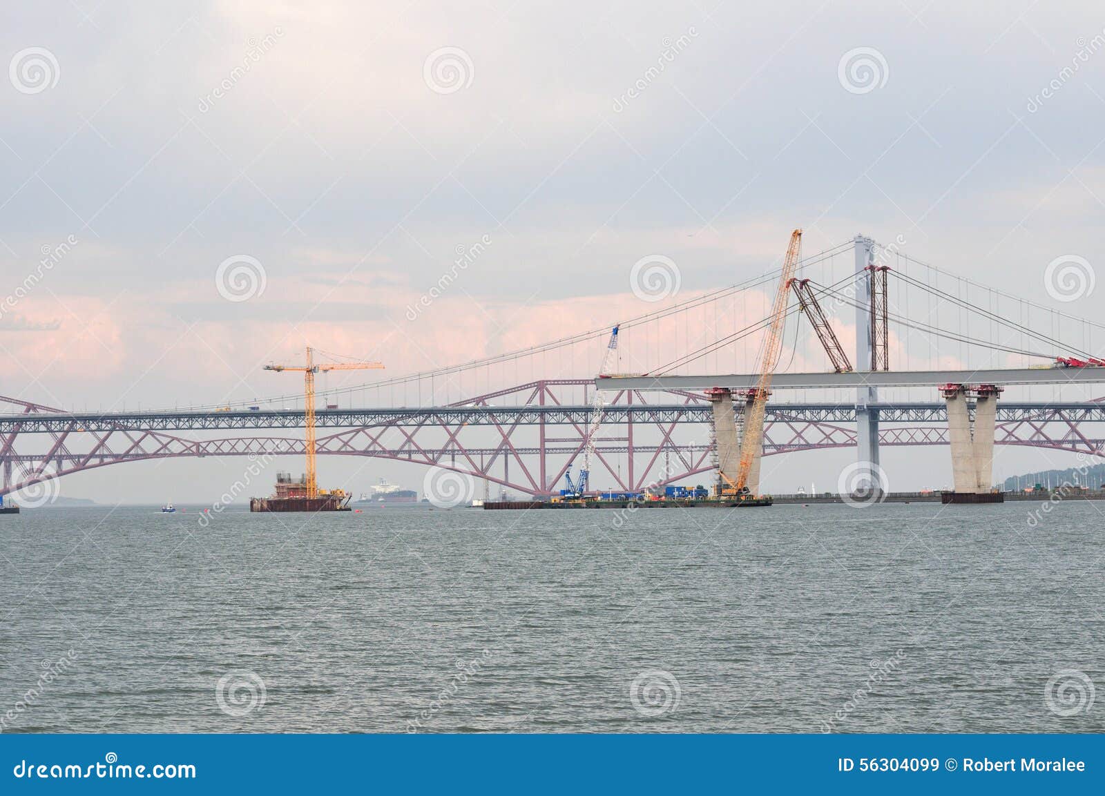 New road bridge. stock image. Image of windy, three, concrete 56304099
