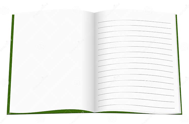 New School Copybook, Exercise Book, Notebook White Background Stock