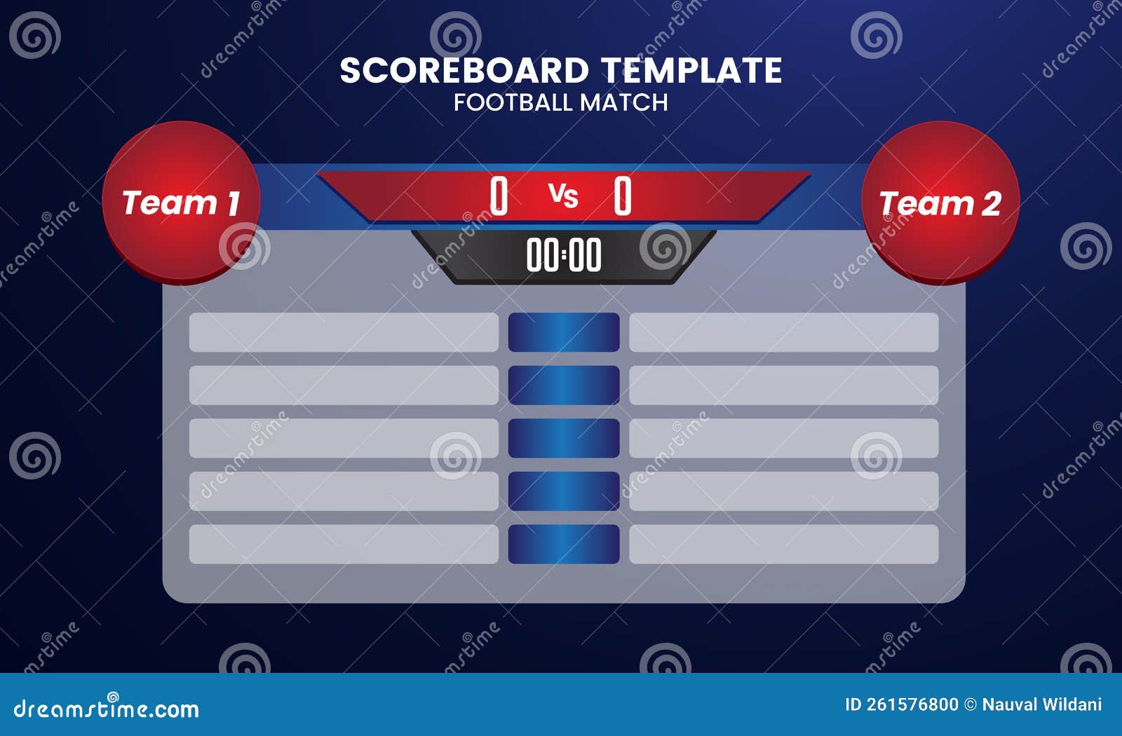 Scoreboard Templates Set. With Display For Score And Space For Team Scoreboard Templates Set. With Display For Score And Space For Team