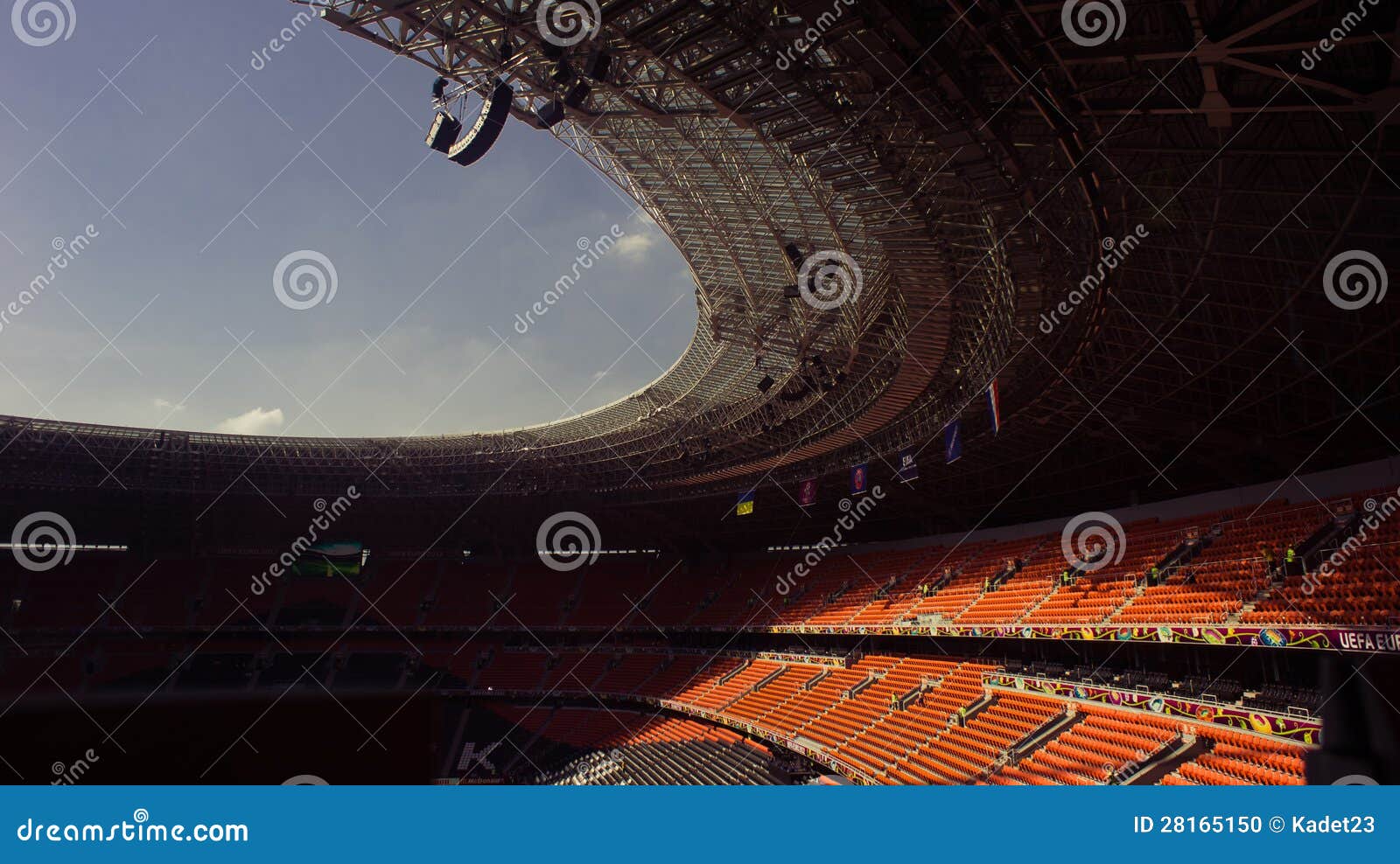New Shakhtar's Soccer Stadium In Donetsk, Ukraine Editorial Image