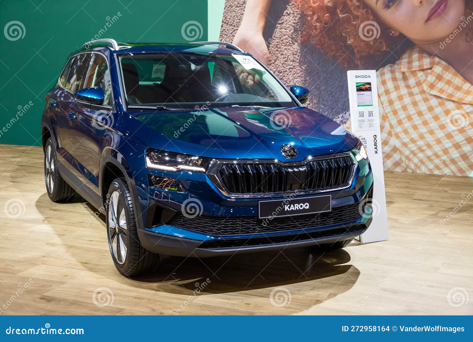 New Skoda Karoq Subcompact SUV Car Showcased at the Brussels