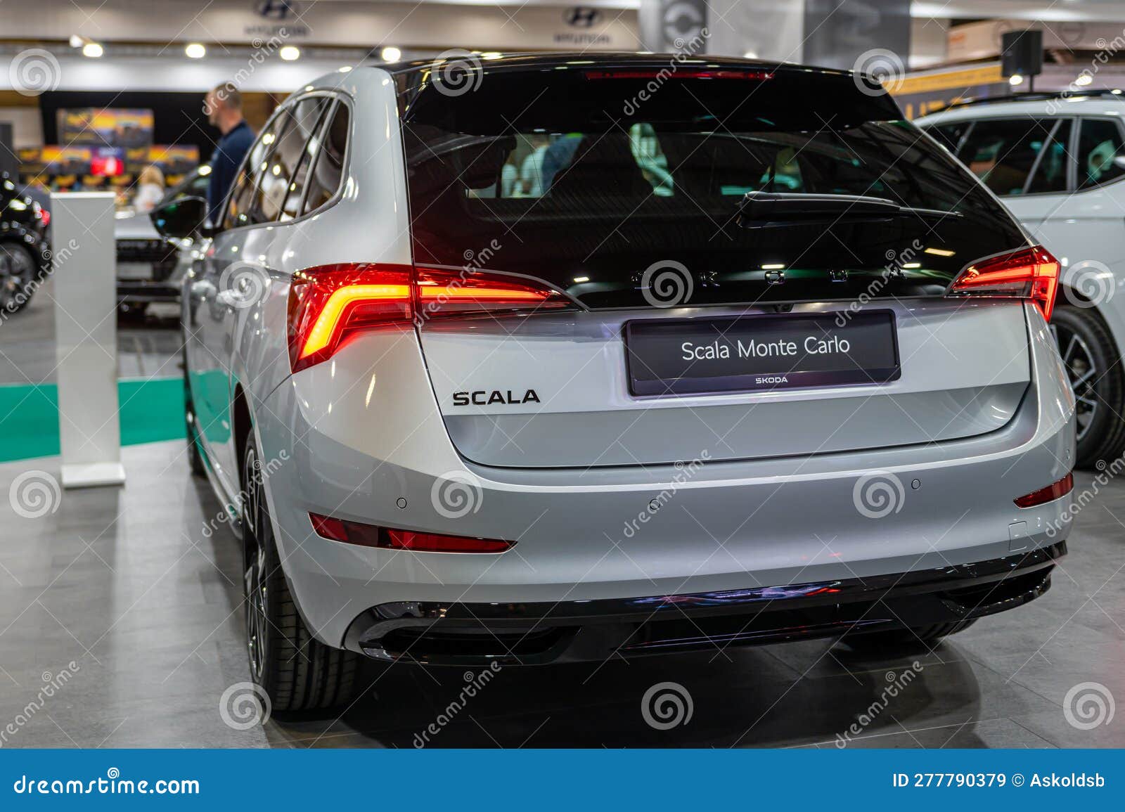 New Skoda Scala Monte Carlo Premiere at a Motor Show 2023 Model