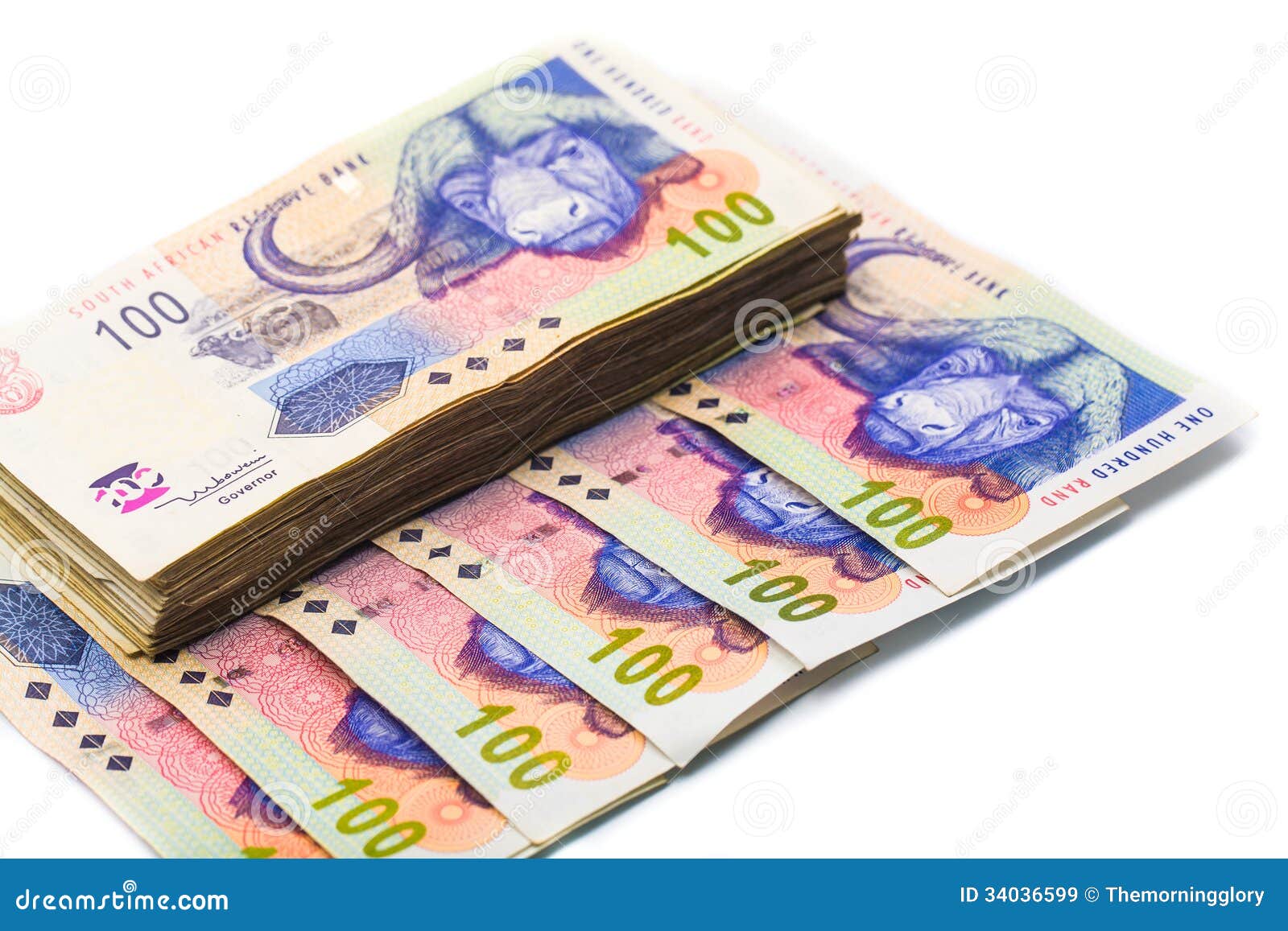 New South African 100 Rand Notes Royalty Free Stock Images - Image ...