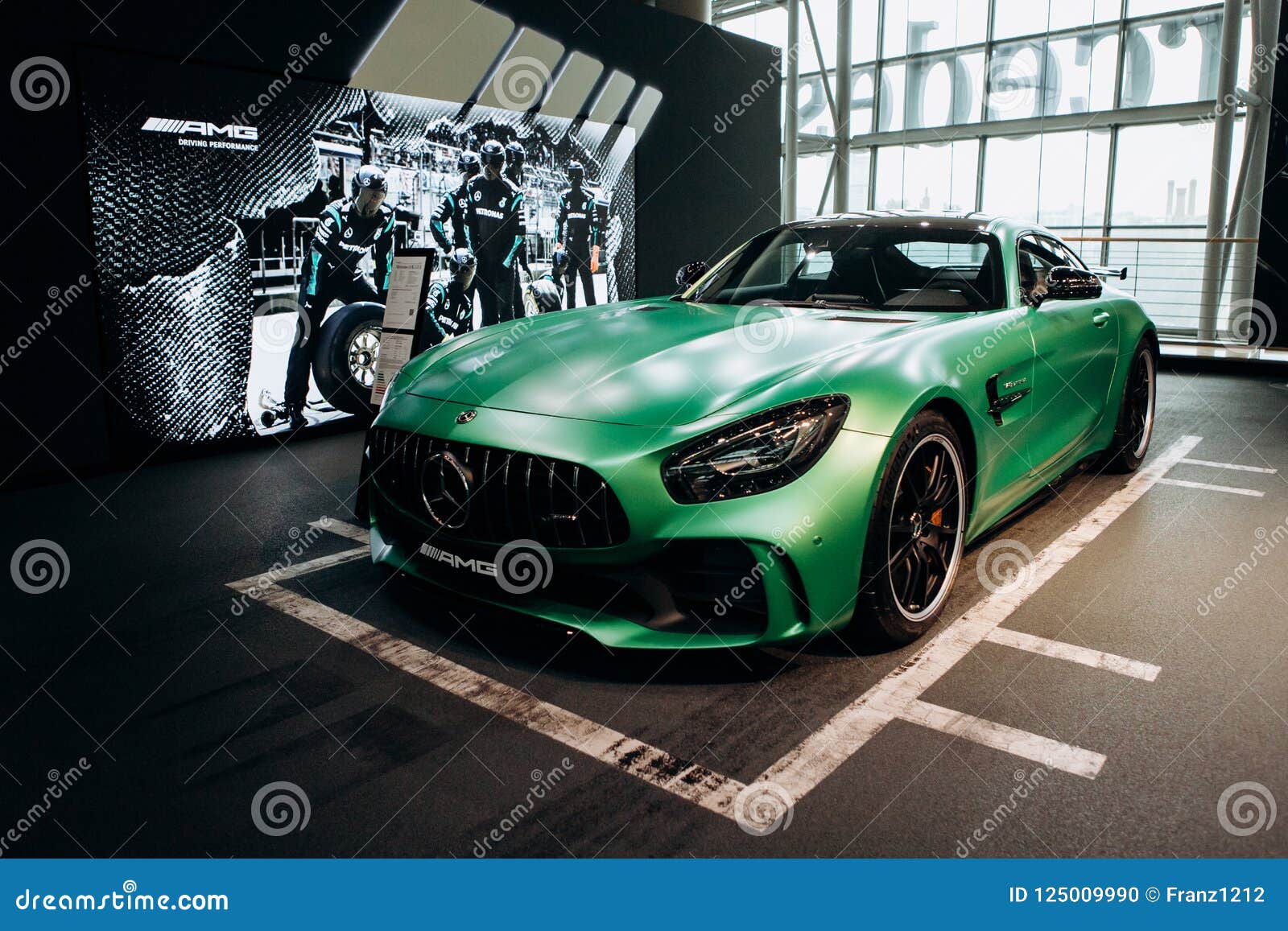 The New Sporty Modern Mercedes Benz Amg Gt Turbo V8 Editorial Image Image Of Dealership Mercedesbenz 125009990