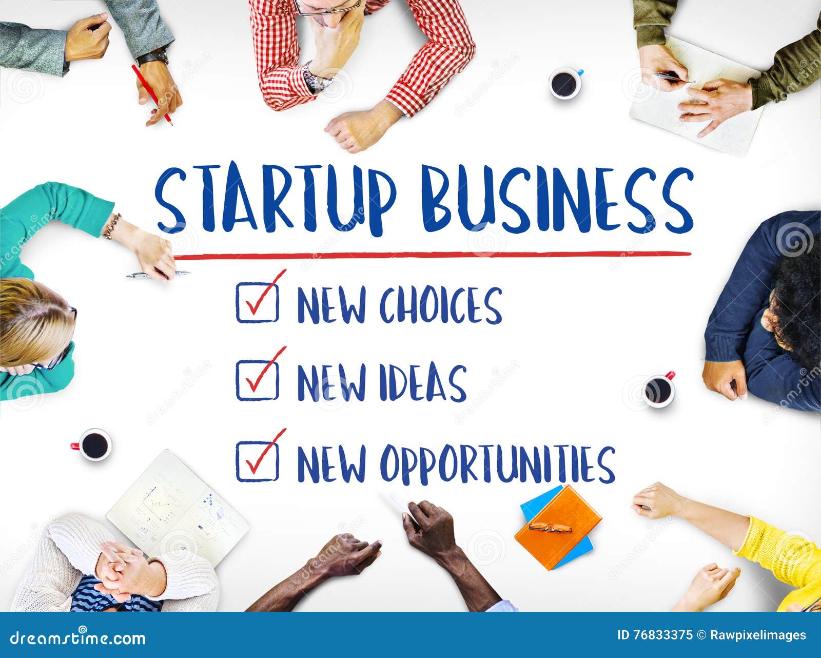 new startup business opportunities ideas concept