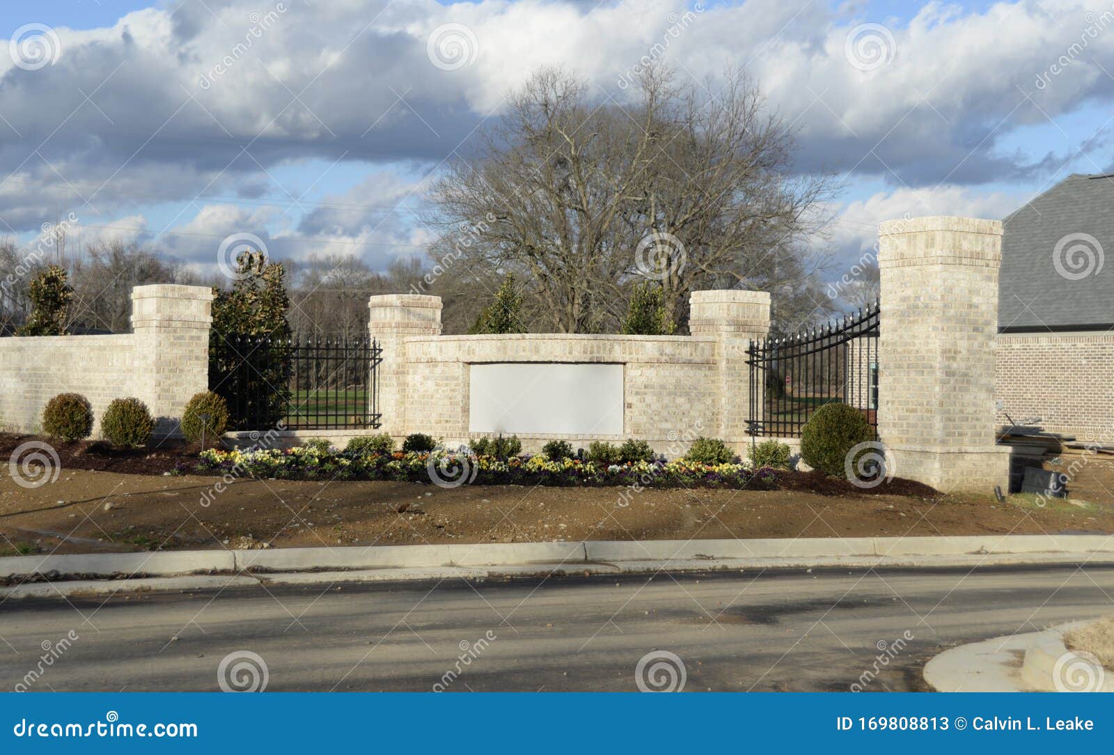 new subdivision in the suburbs