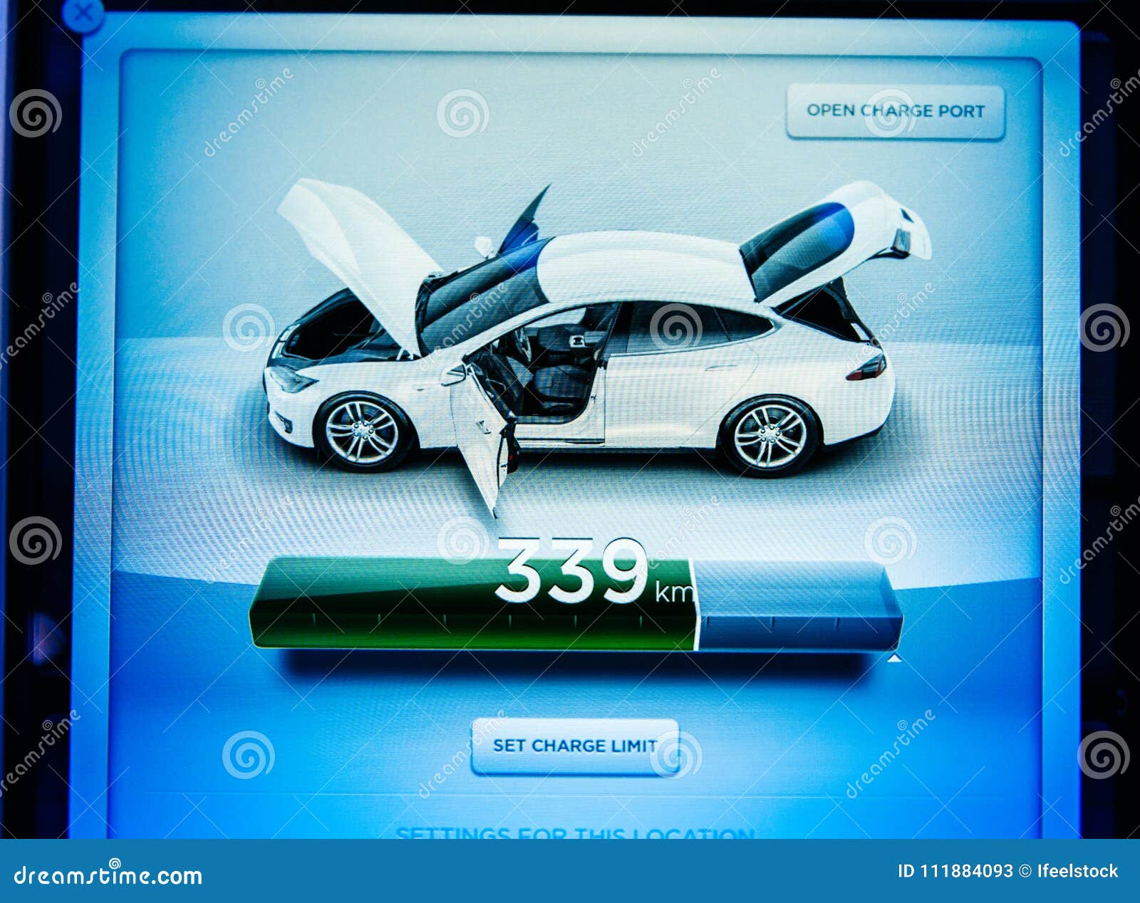 New Tesla Model S Dashboard Computer Display Screen With