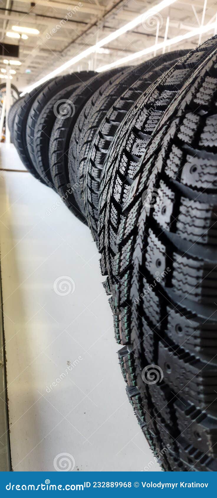 New Tires for Passenger Car Wheels. Stock Photo Image of wheels