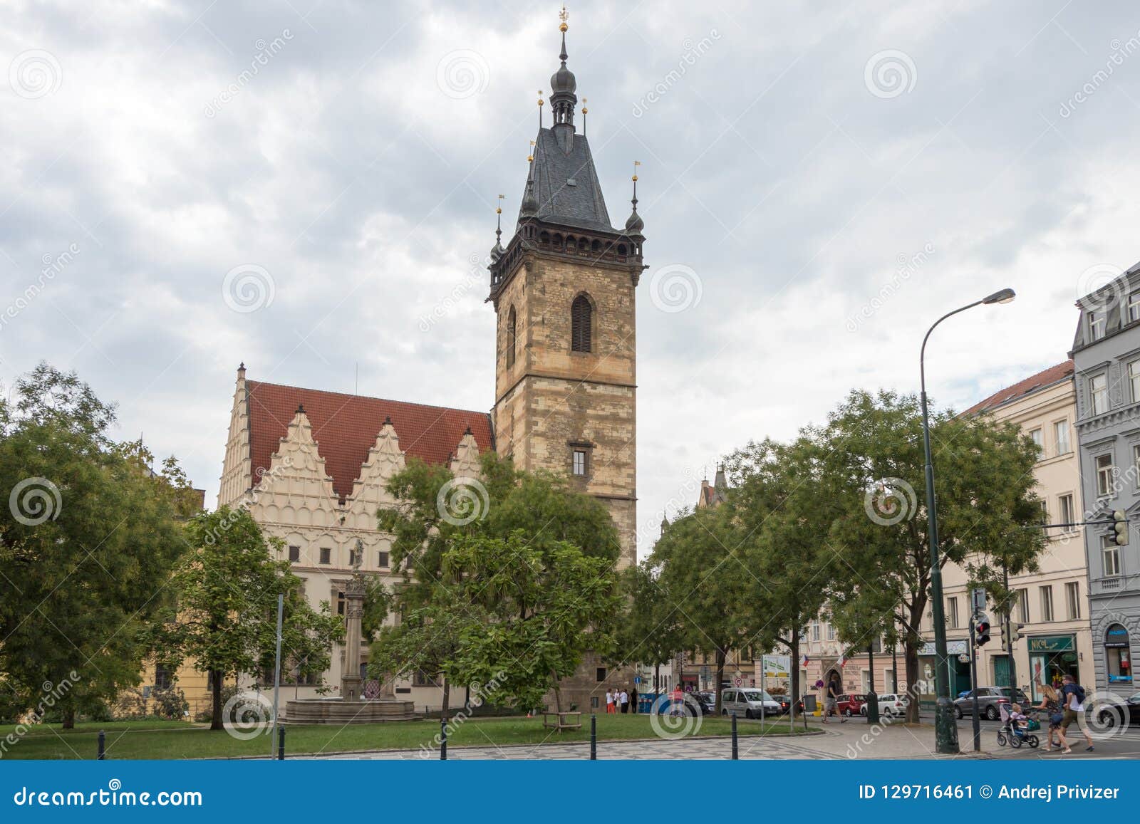 The New Town Hall in Prague Editorial Photo Image of historical