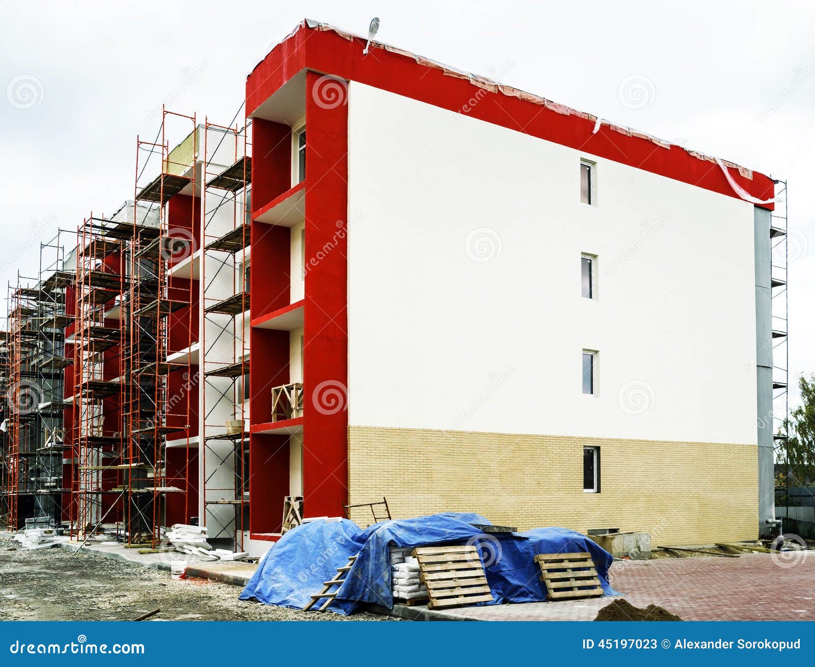 New Typical Economy Apartments Building Stock Image Image of