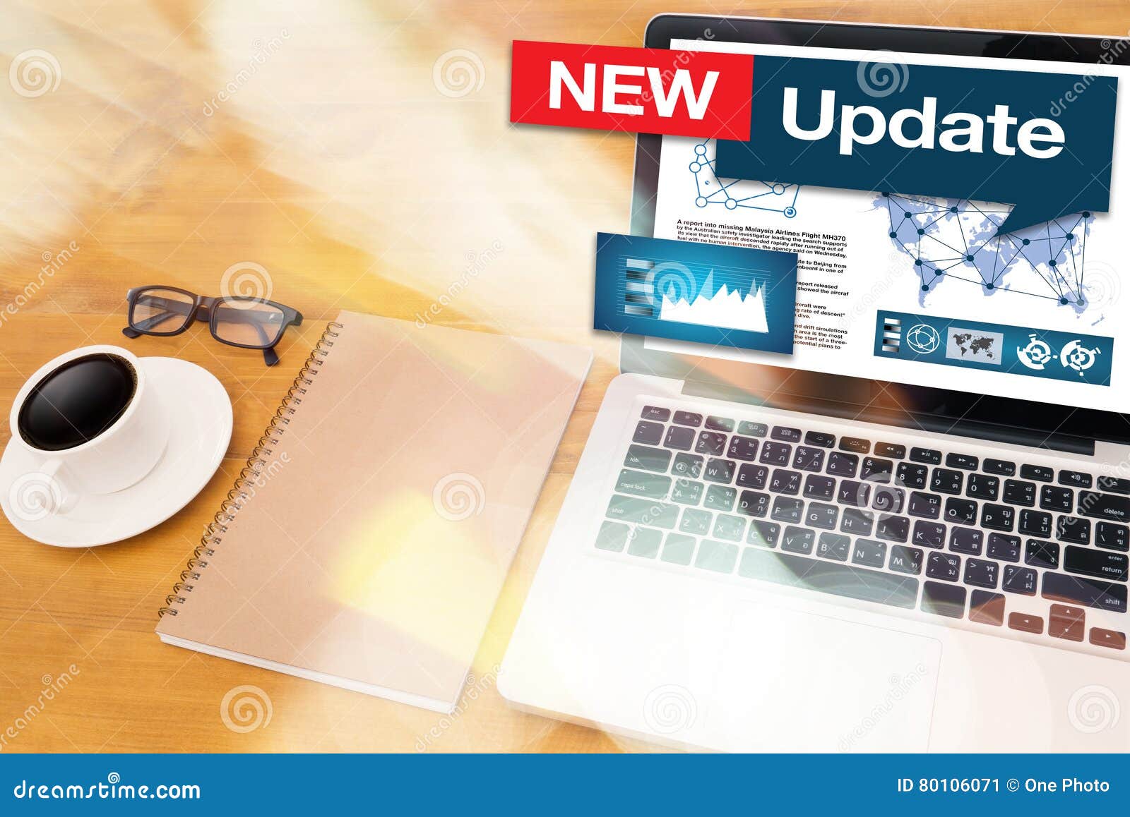 NEW Update Headline Media Live Broadcast Media News Stock Image Image