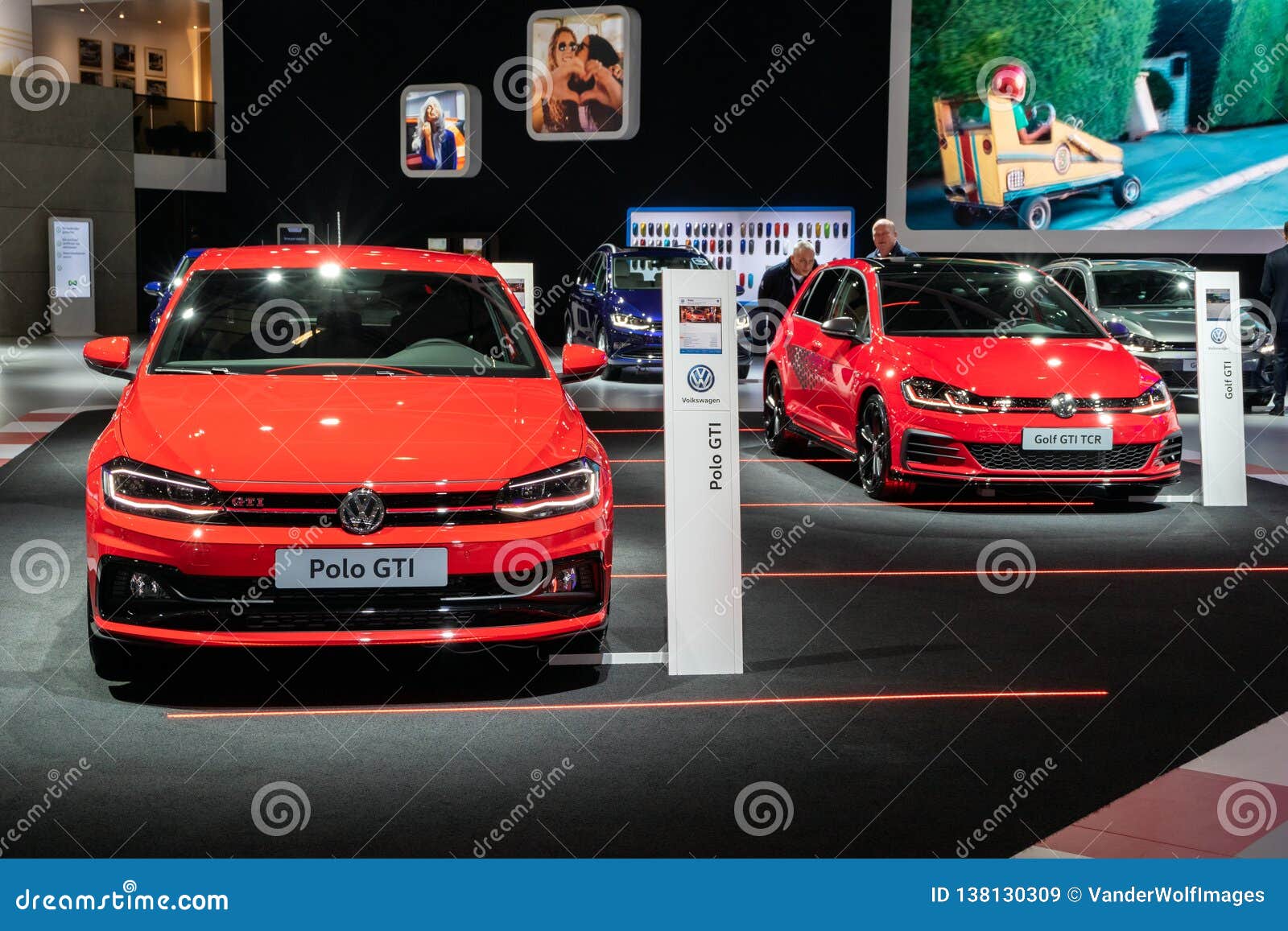 Volkswagen Polo GTI and Volkswagen Golf GTI TCR Cars Editorial Stock - Image show, volkswagen: 138130309