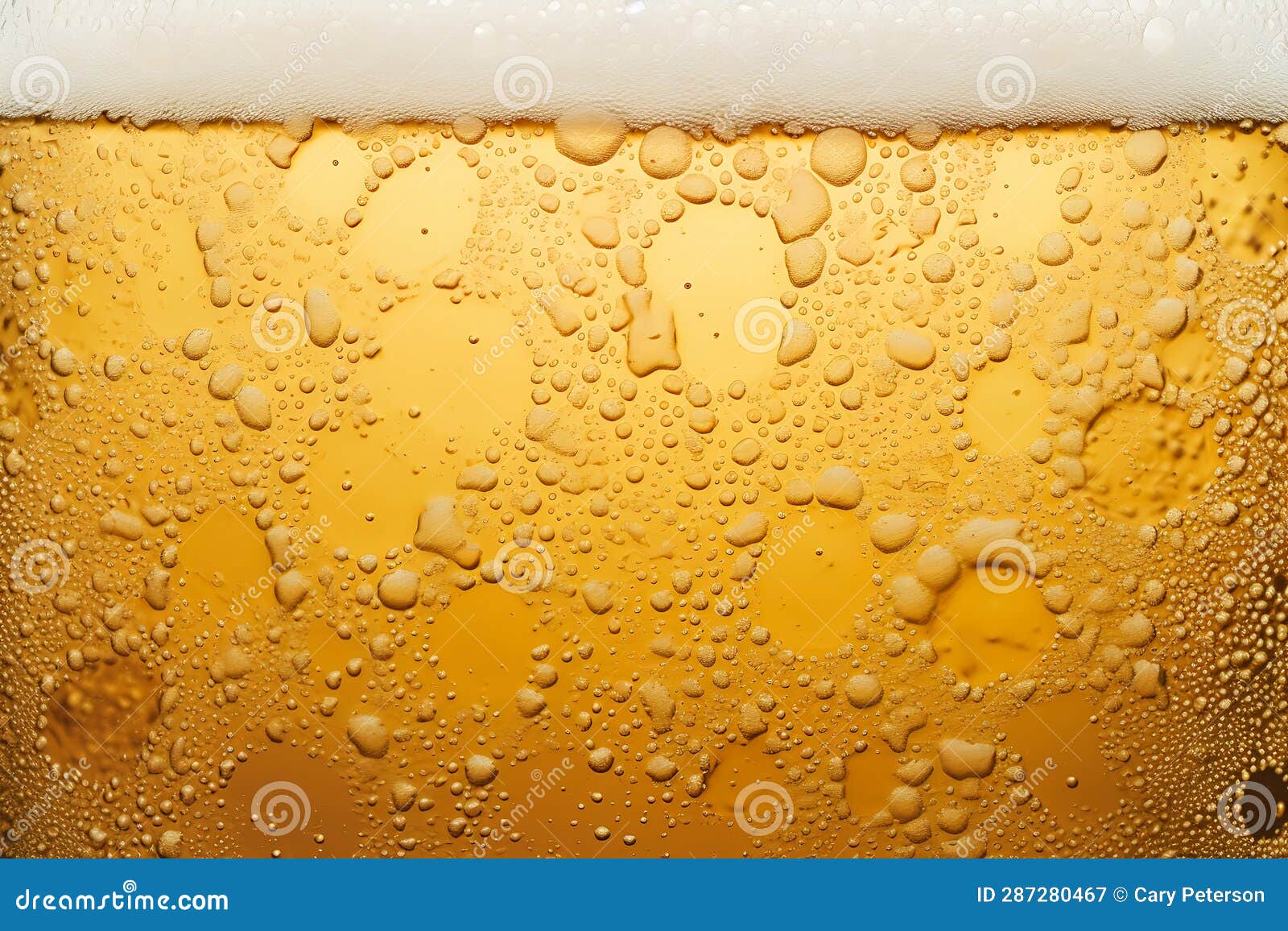 a new way to look at beer: the texture of glass, bubbles, and ta