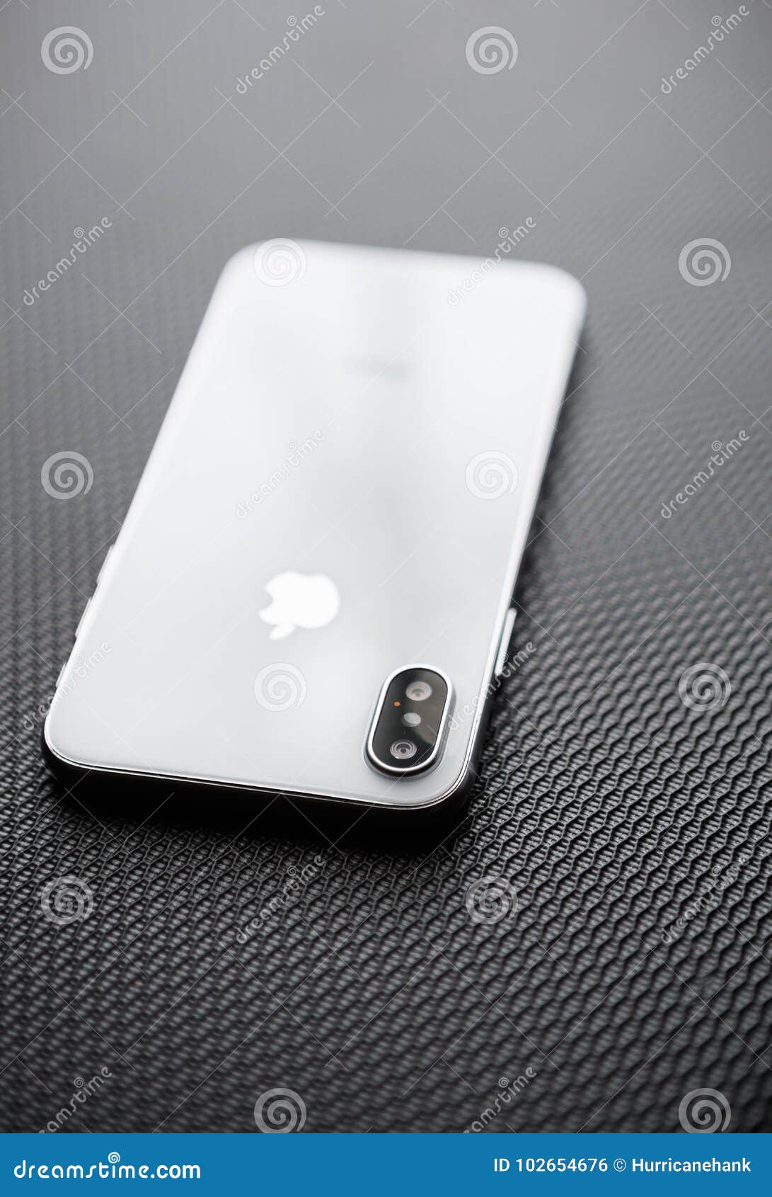 New White Iphone X Phone Concept with Dual Camera Editorial Photo ...
