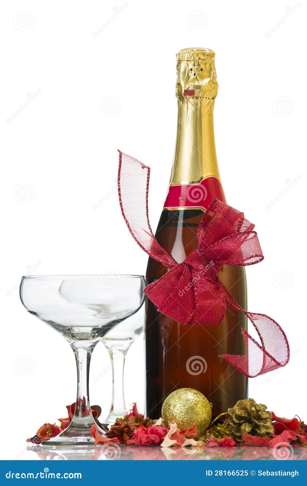 Anniversary champagne stock image. Image of greeting - 28166525